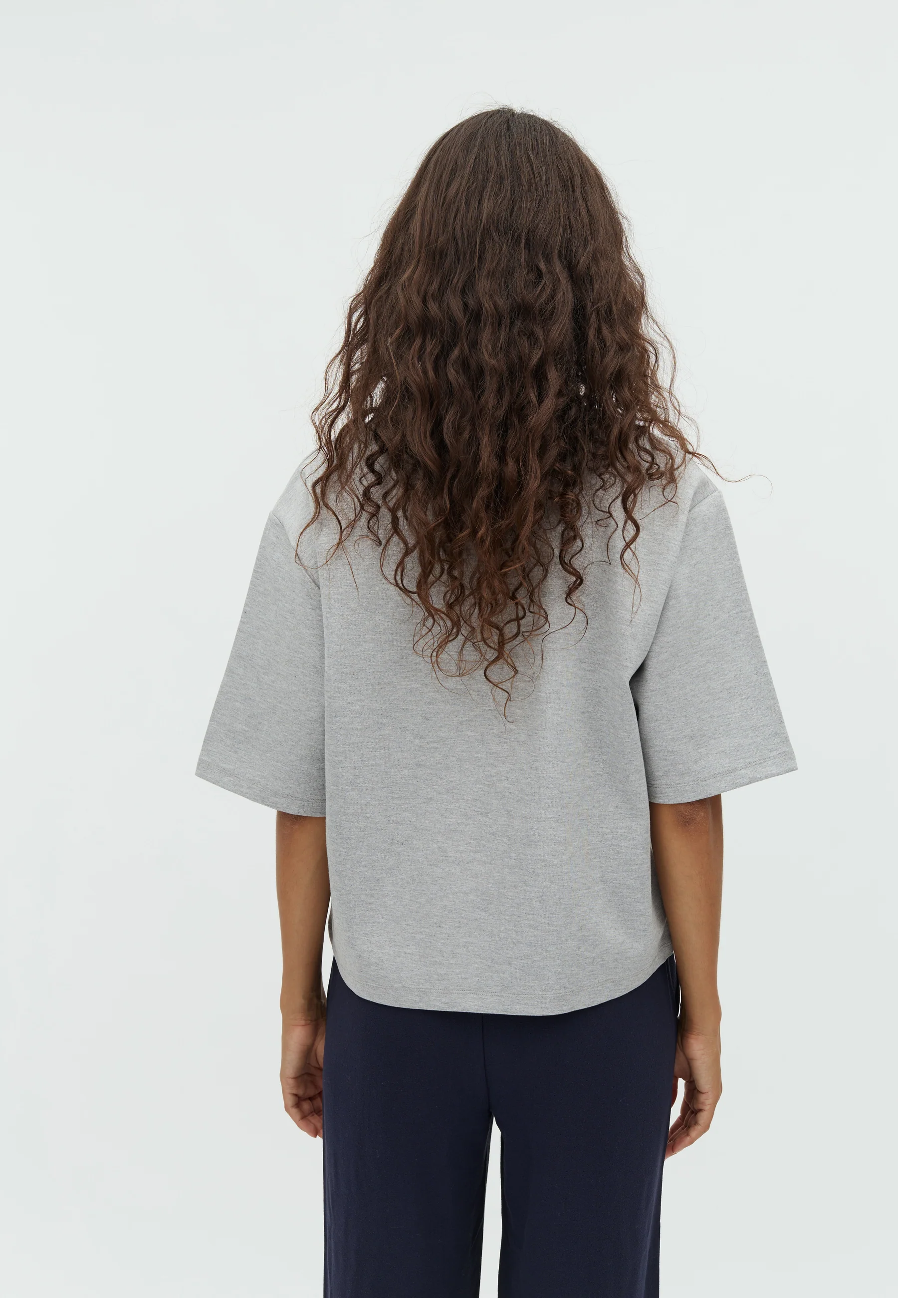 Emrys-M T-shirt - Light Grey Melange - Image 3