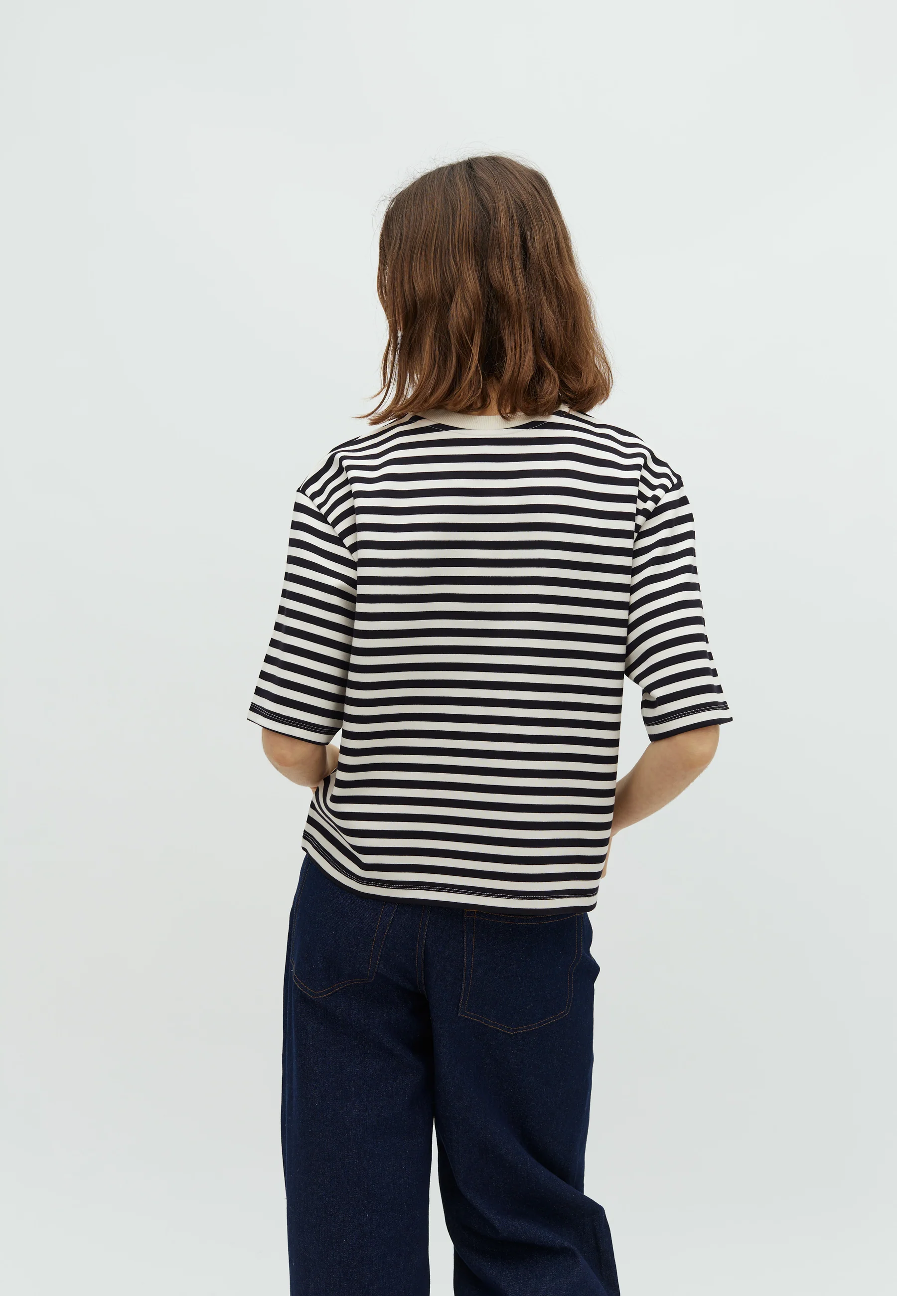 Emrys-M T-shirt - Night Sky Sugar Stripe - Image 3