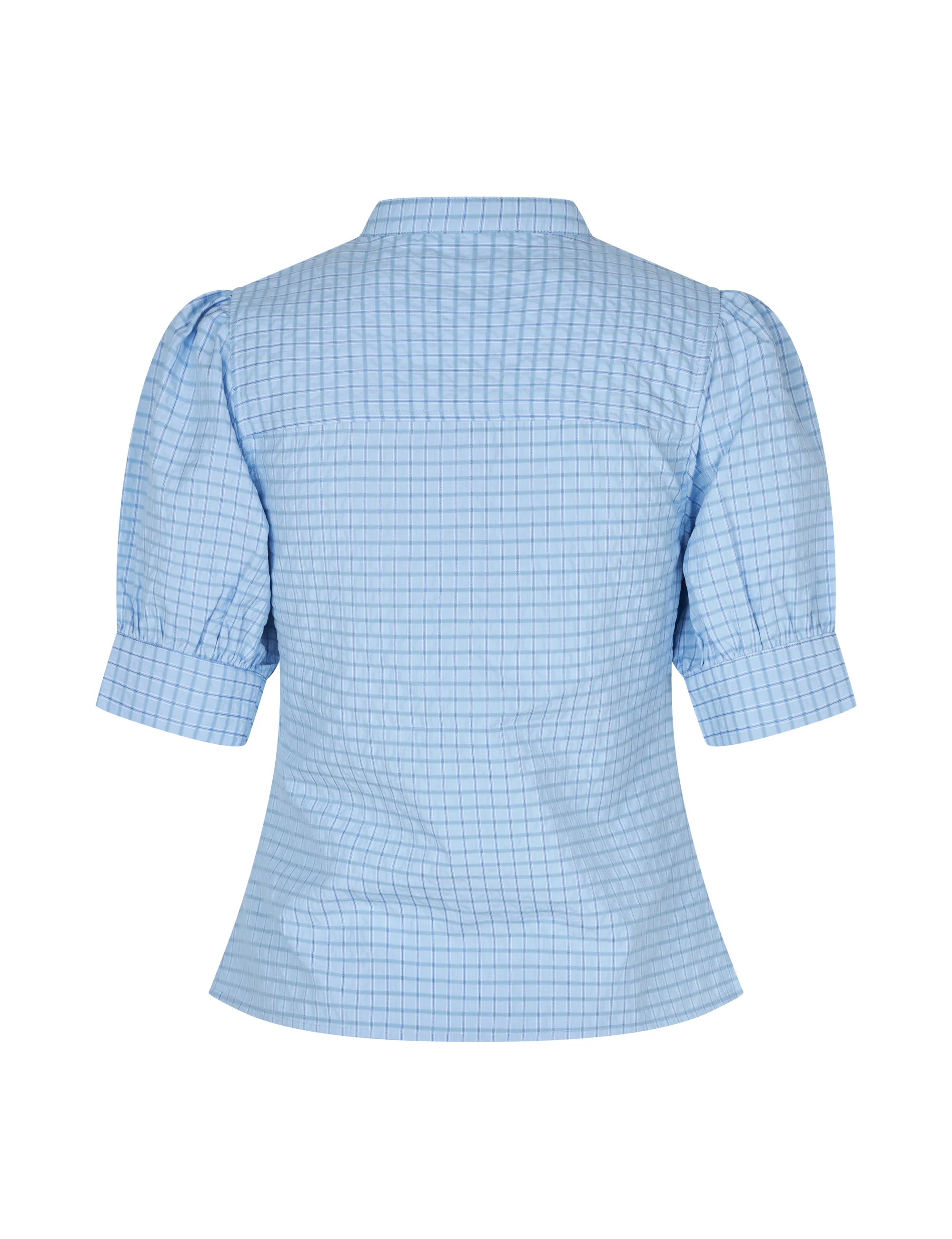 Felia-M Shirt - Light Blue Kiwa Check - Image 2
