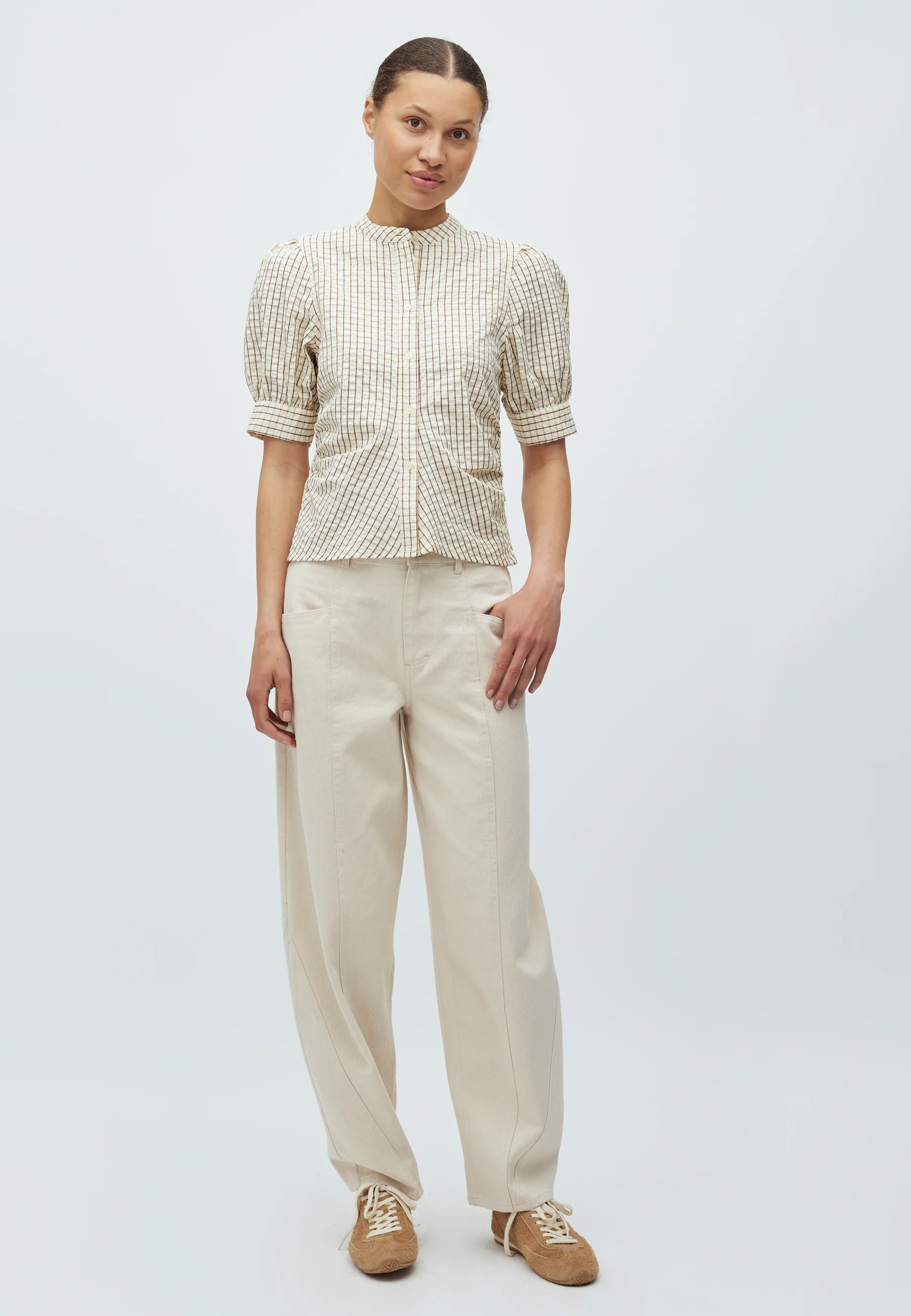 Felia-M Shirt - Sugar Kiwa Check - Image 4