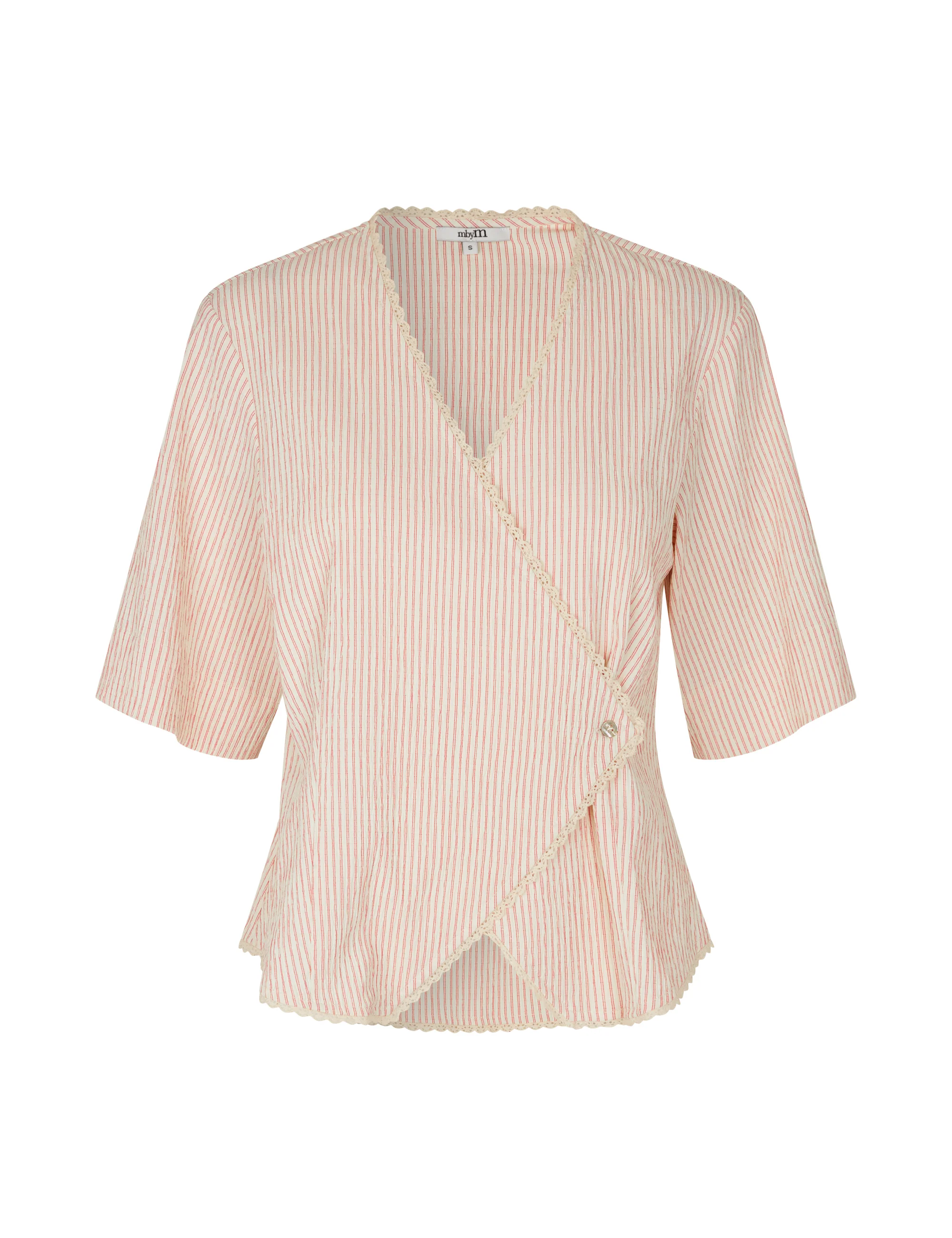 Felicca-M Blouse - Alita Red Stripe - Image 5