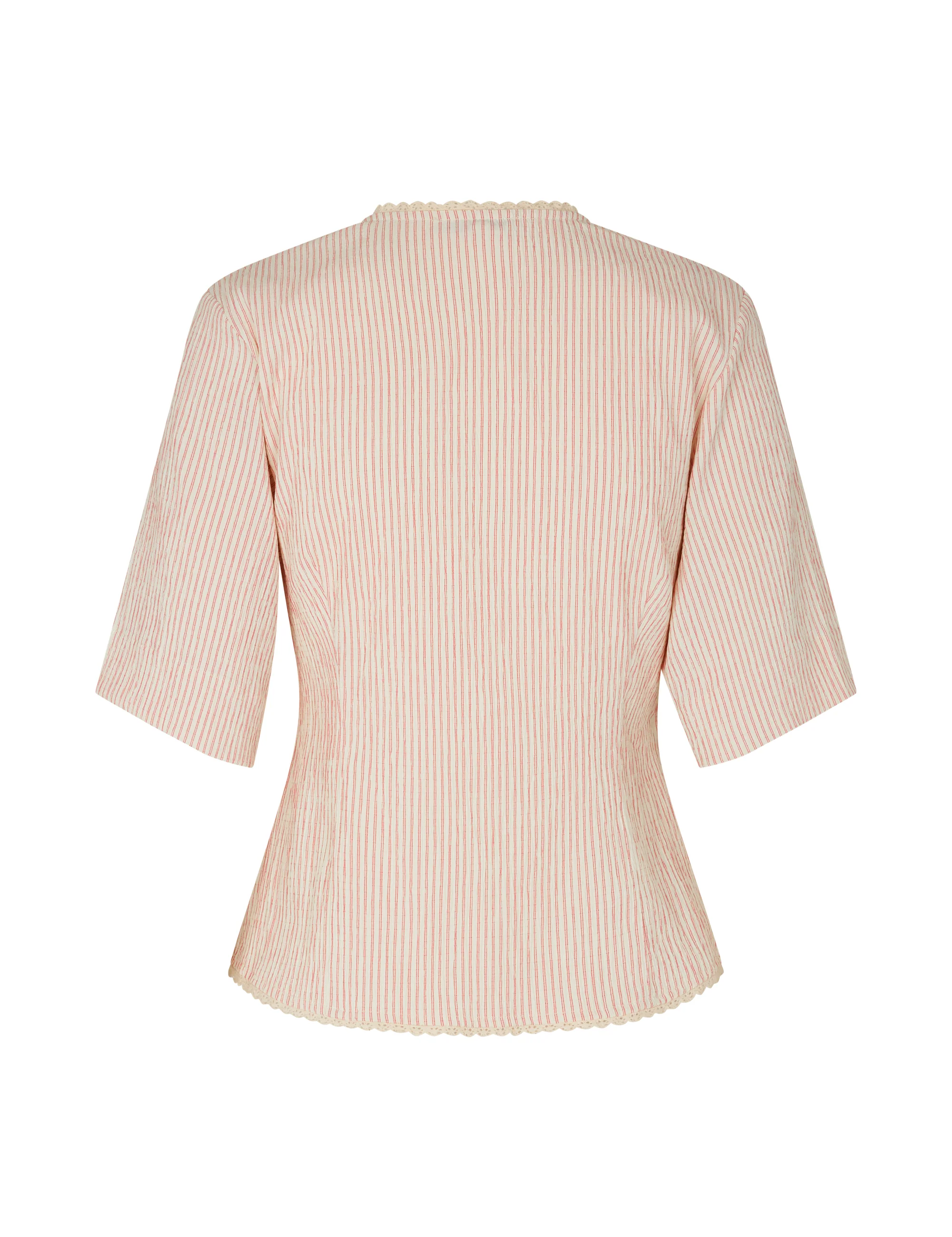 Felicca-M Blouse - Alita Red Stripe - Image 6