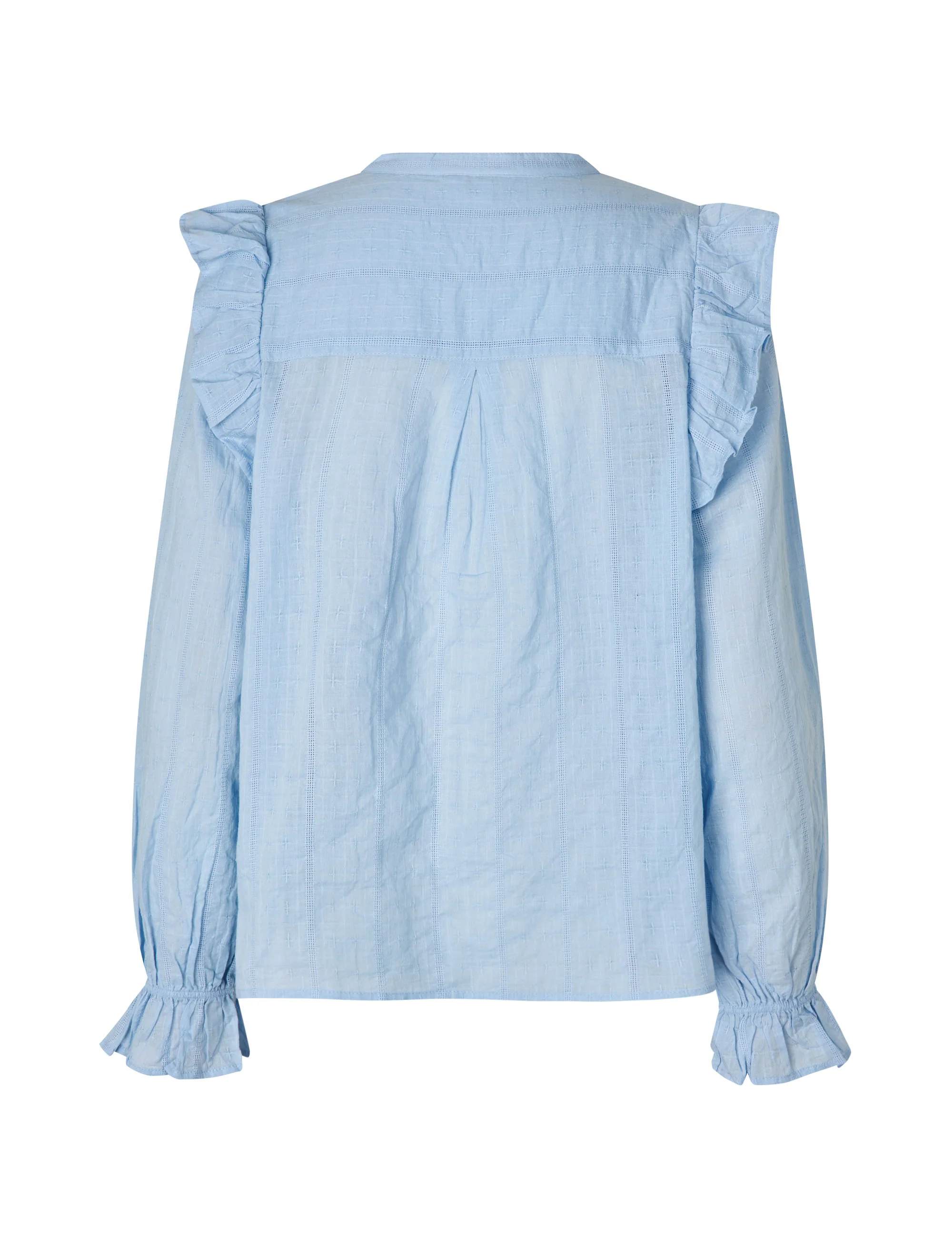 Gemala LS-M Blouse - Blue Heron - Image 5