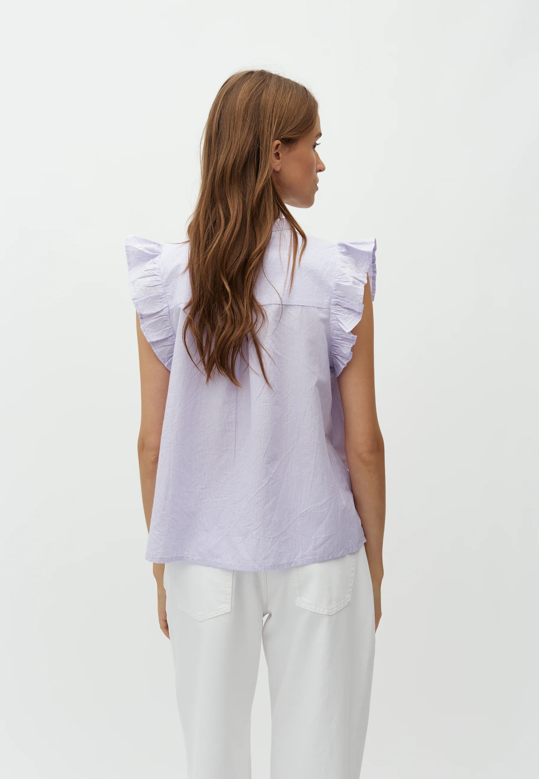 Gemala-M Top - Lillac Sugar Stripe - Image 4