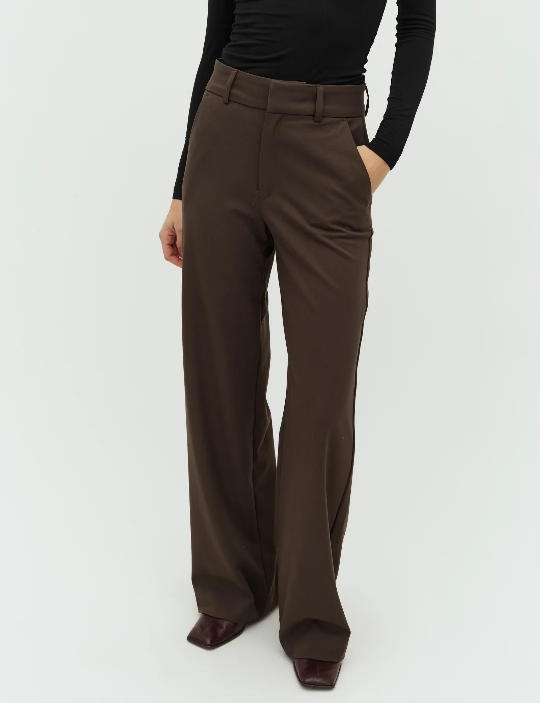 Gennie Trousers - Coffee Brown - Image 2