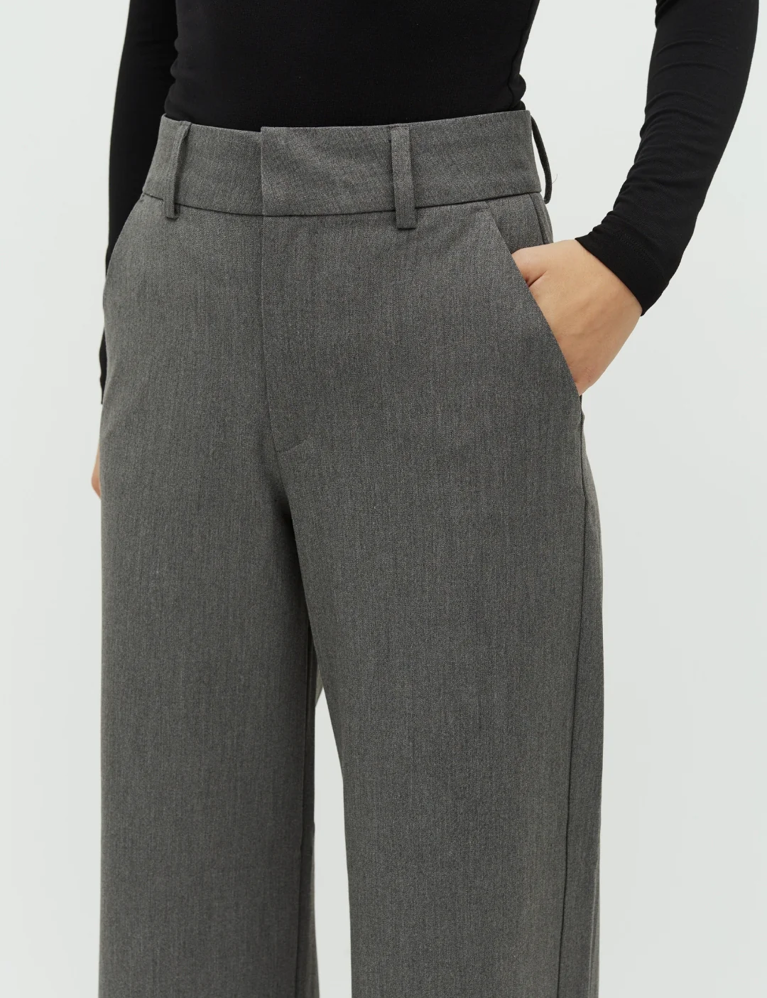 Gennie Trousers - Medium Melange - Image 2