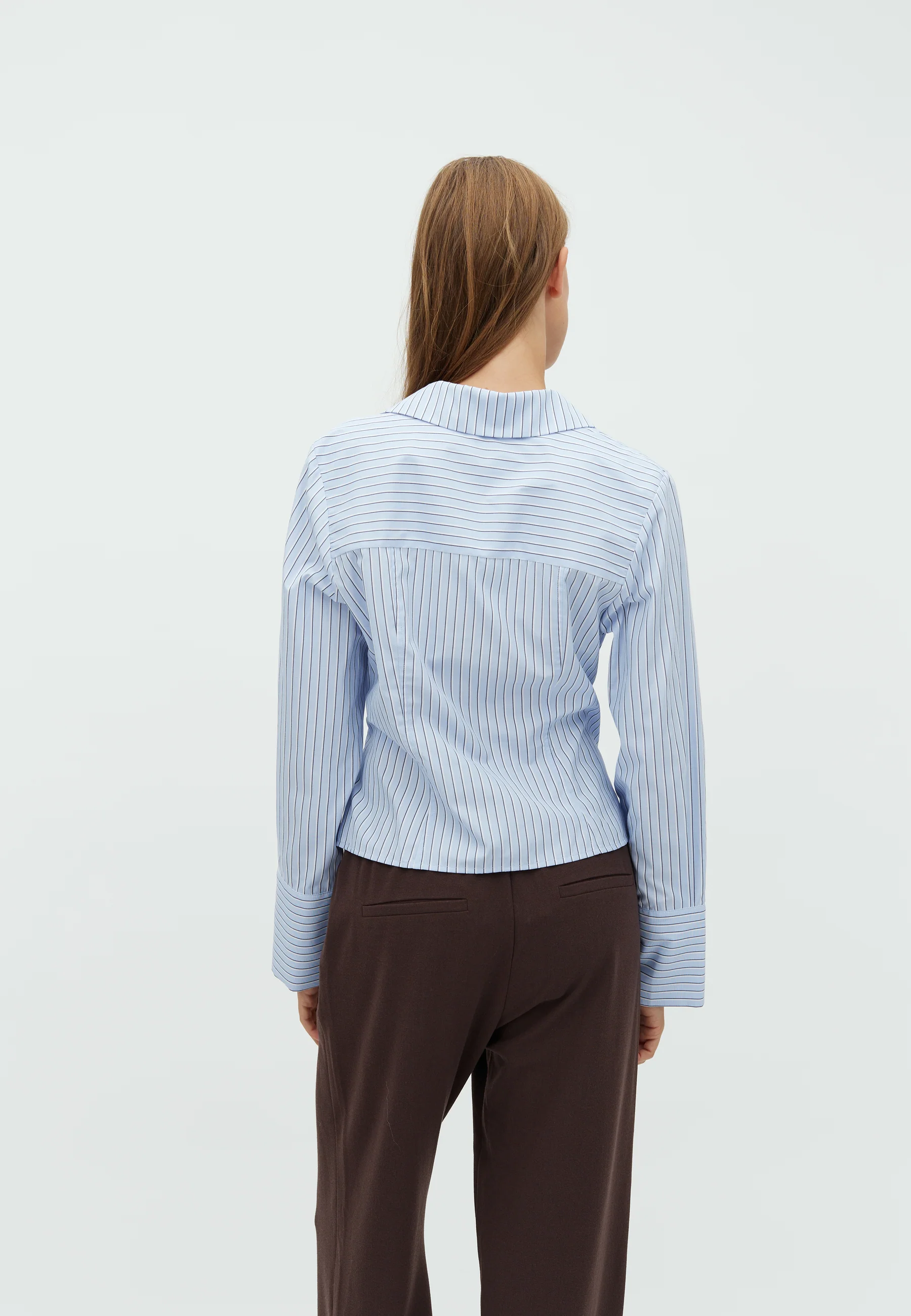Gerri-M Shirt - Blue Navy Stripe - Image 3