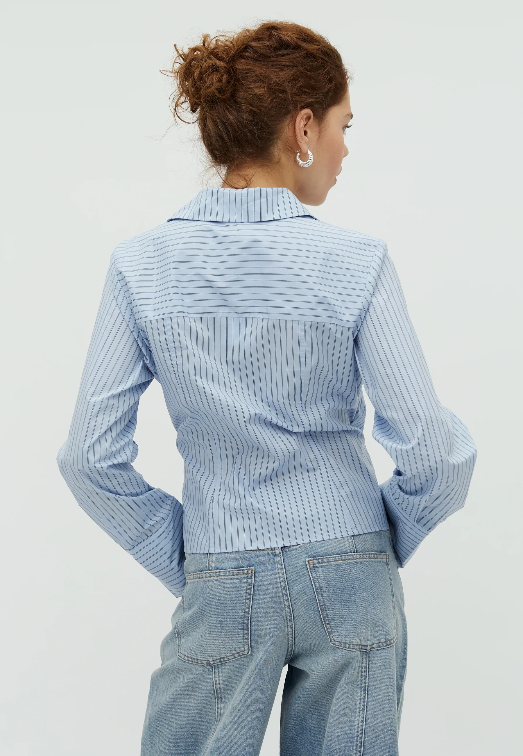 Gerri-M Shirt - Blue Navy Stripe - Image 3