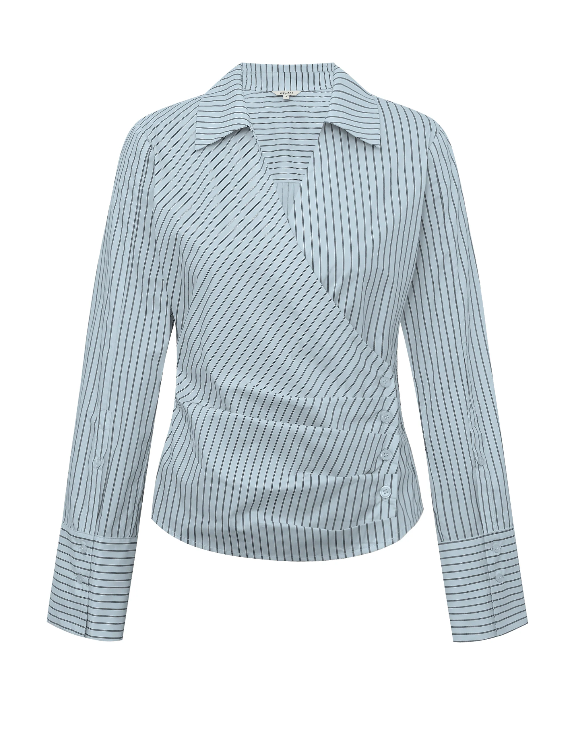 Gerri-M Shirt - Blue Navy Stripe - Image 4