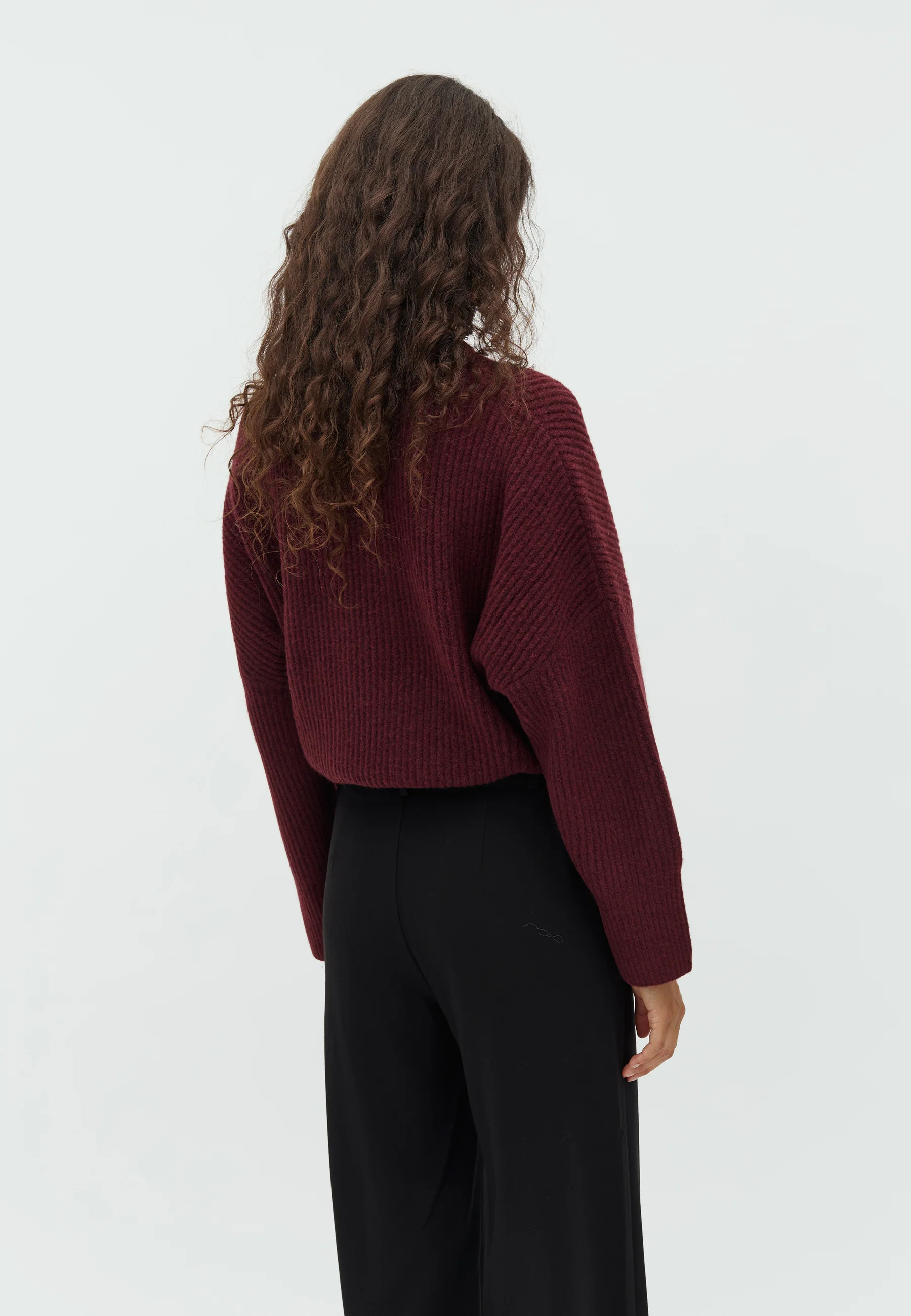 Gillian Knit Sweater - Fig - Image 3