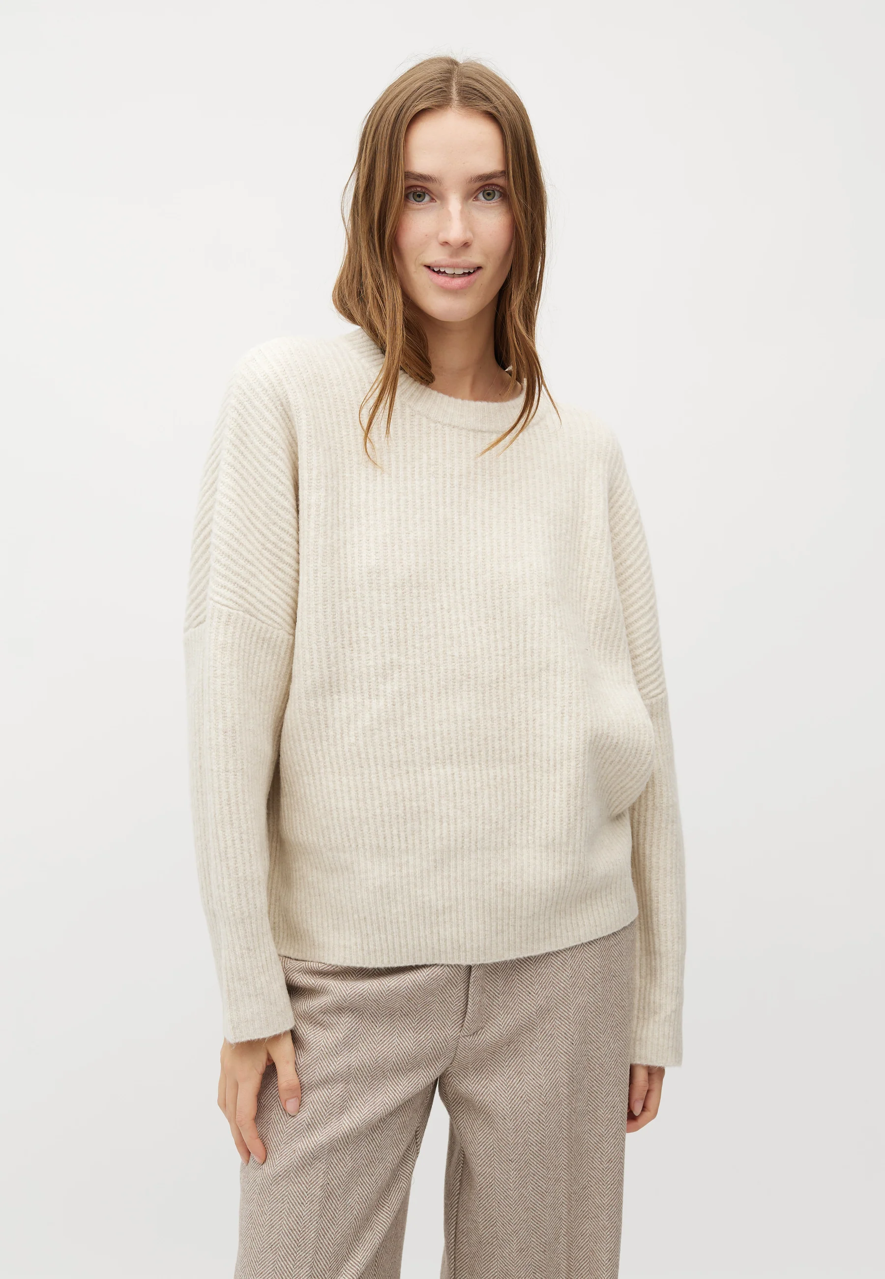 Gillian Knit Sweater - Sugar Melange