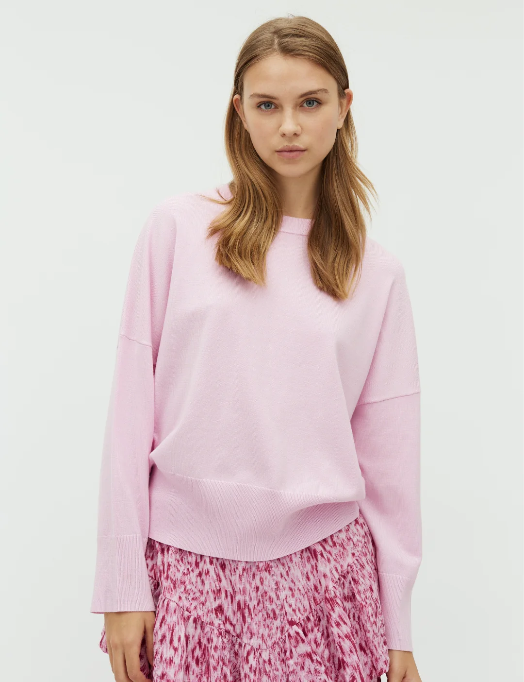 Gillian-M Knit Sweater - Light Pink