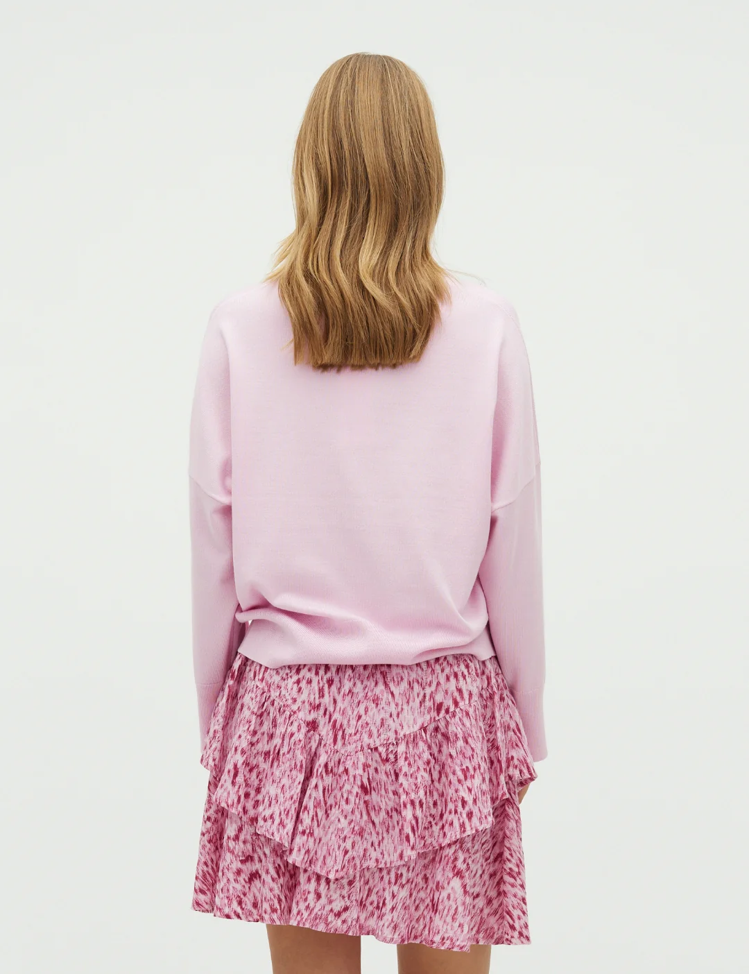 Gillian-M Knit Sweater - Light Pink - Image 3