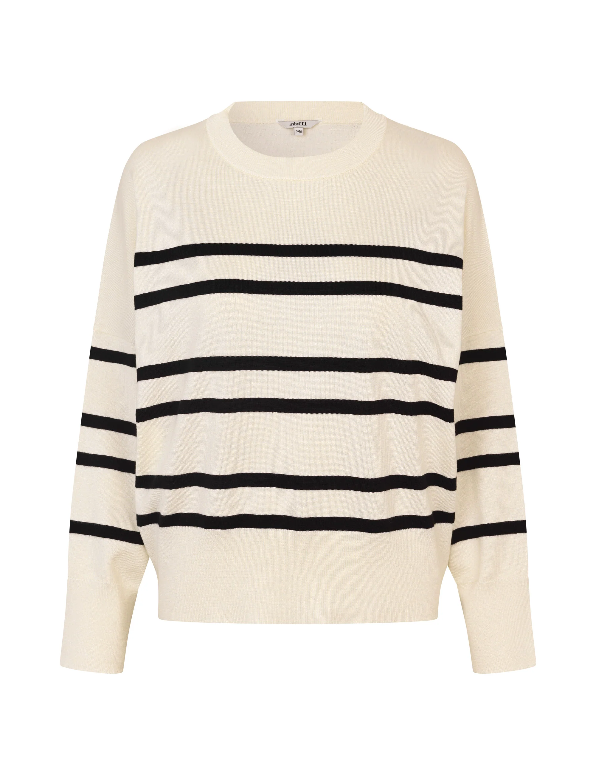 Gillian-M Knit Sweater - Sugar Black Stripe