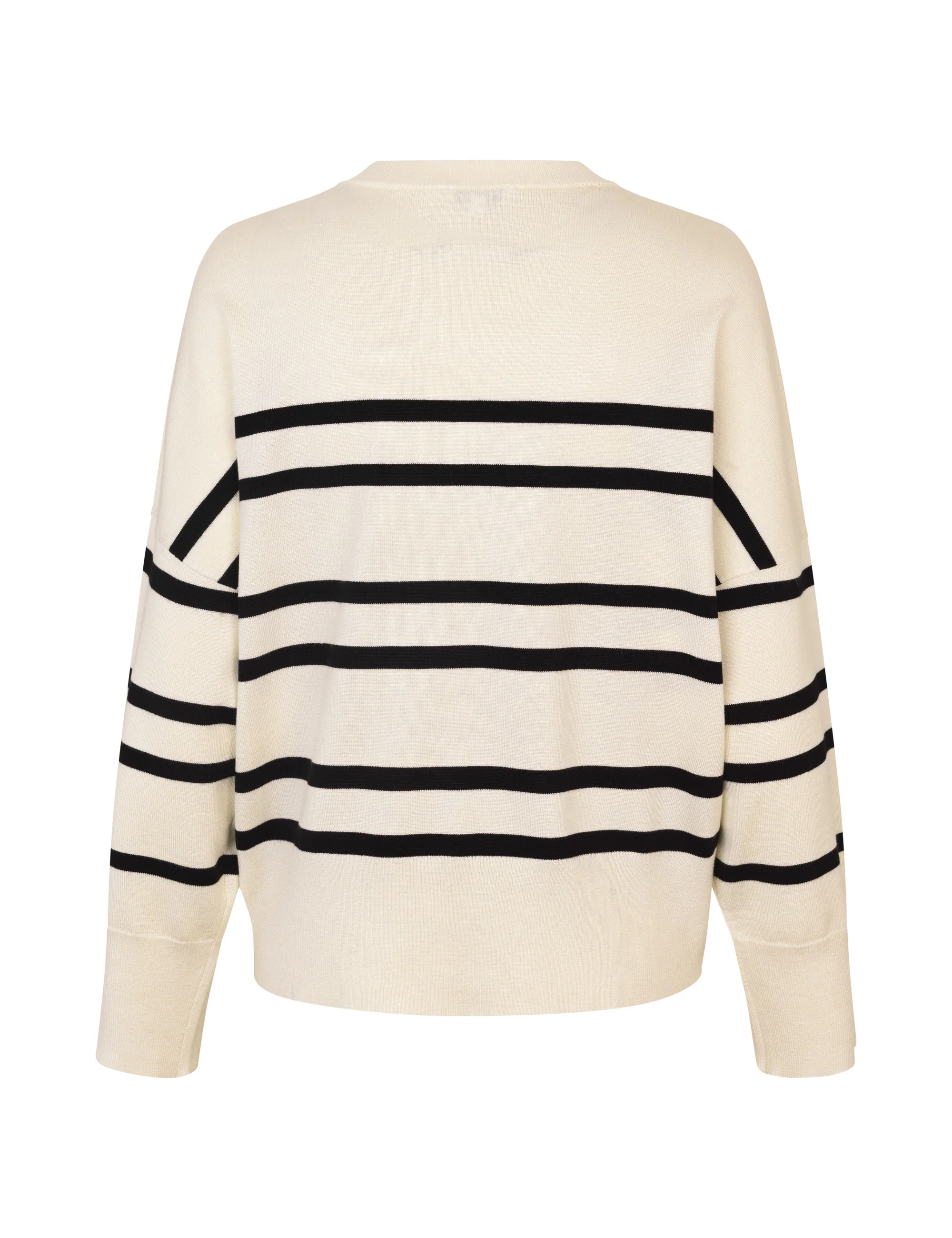 Gillian-M Knit Sweater - Sugar Black Stripe - Image 2