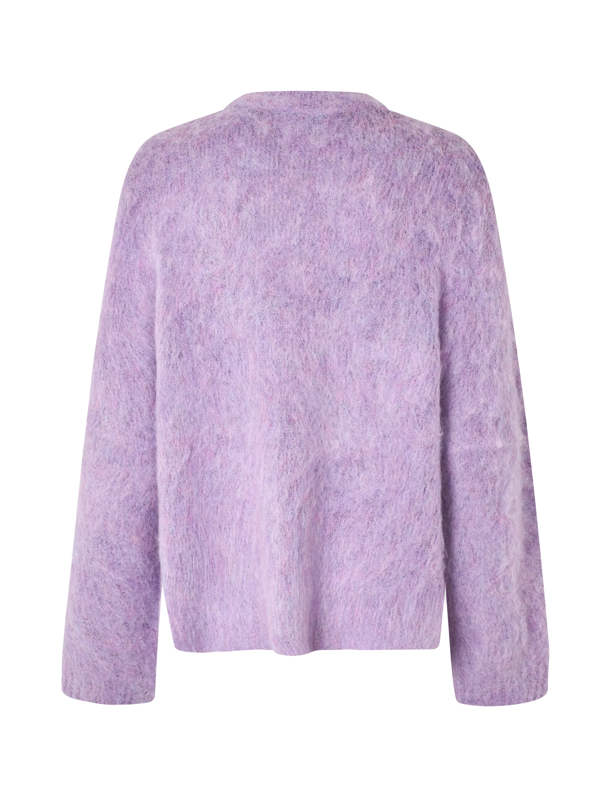Gillis-M Knit Sweater - Gentle Violet Melange - Image 8