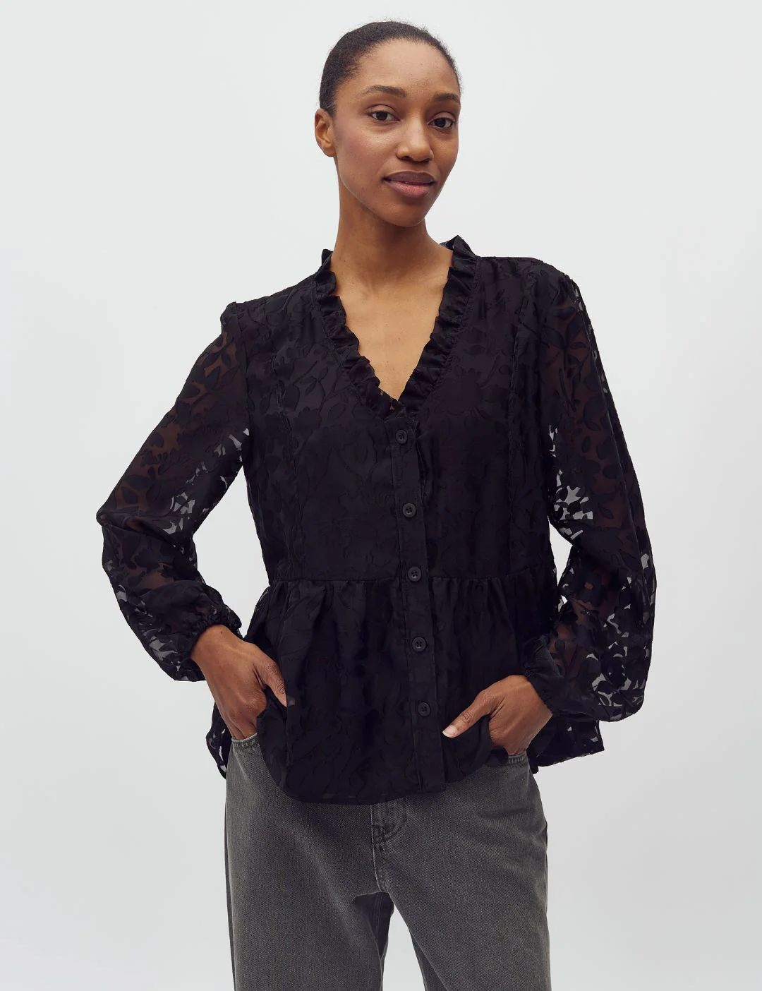 Gorgia-M Blouse - Black