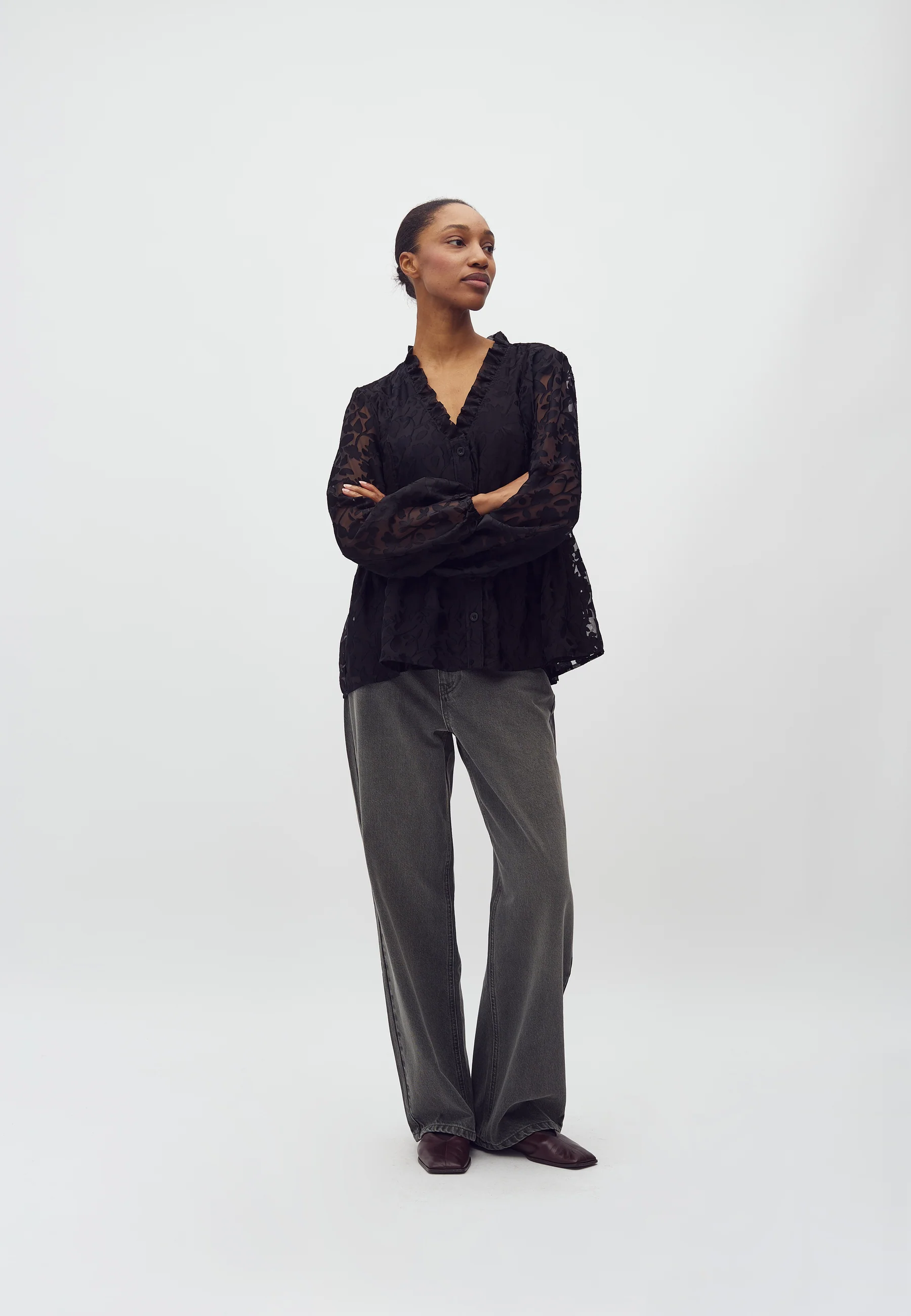 Gorgia-M Blouse - Black - Image 4