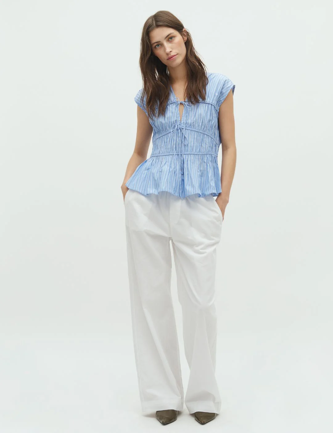 Grasielle-M Trousers - White