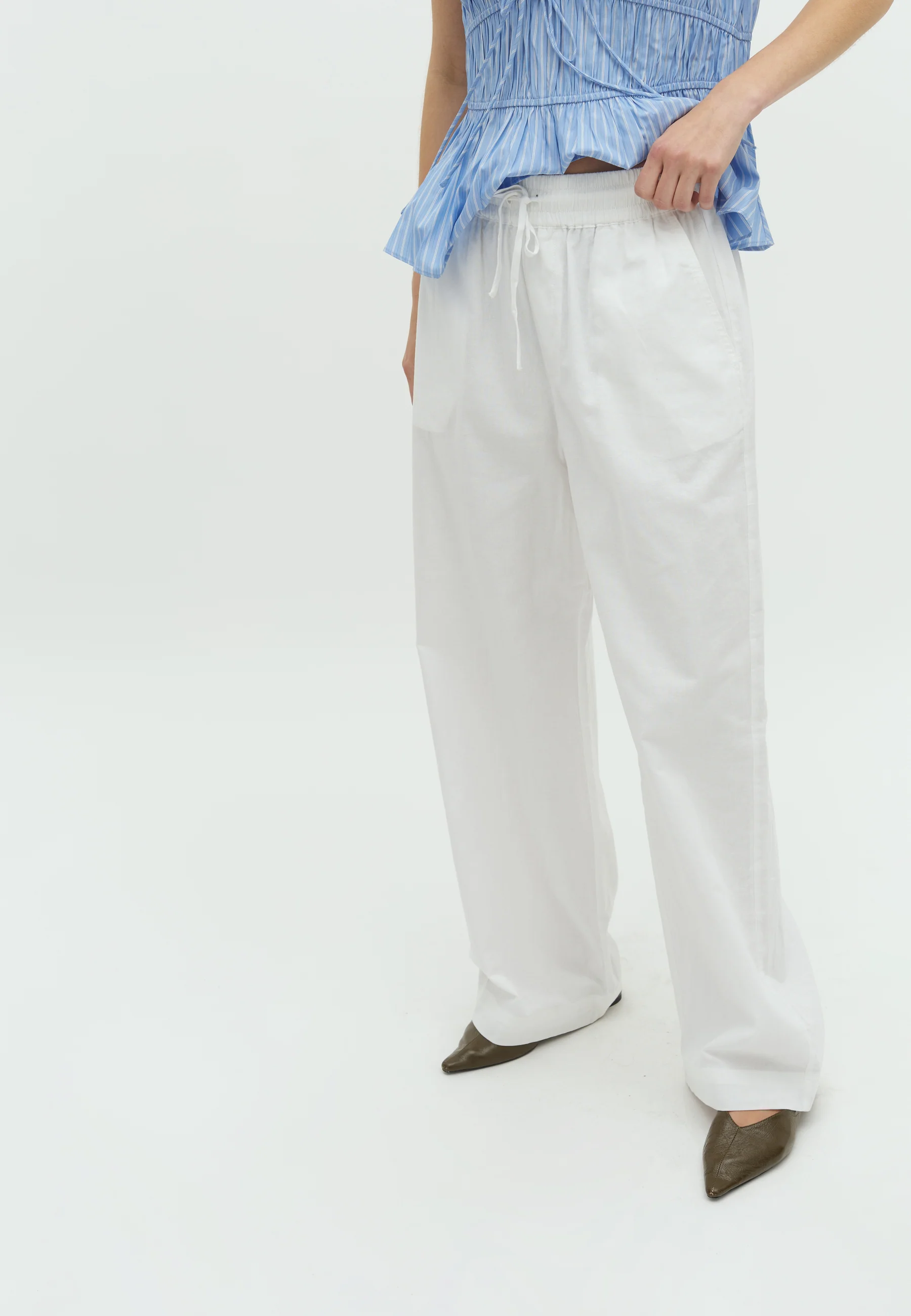 Grasielle-M Trousers - White - Image 2