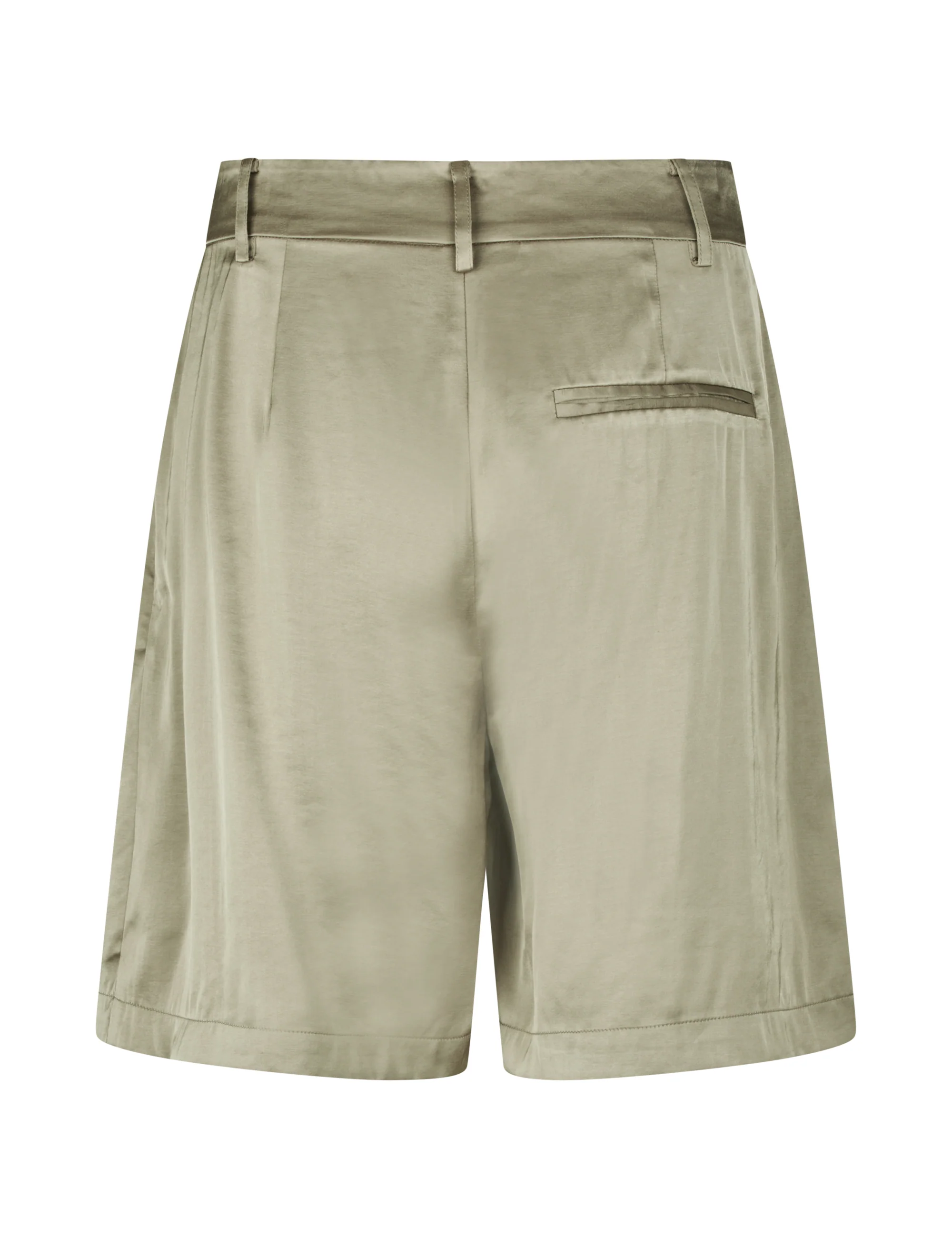 Guri-M Satin Shorts - Sand Grey - Image 7