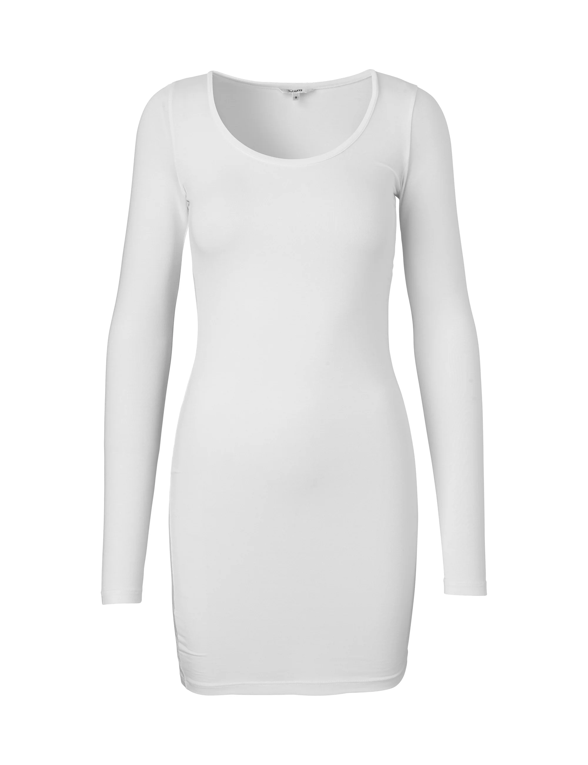 Hanna Basic Dress - Optical White - Image 4
