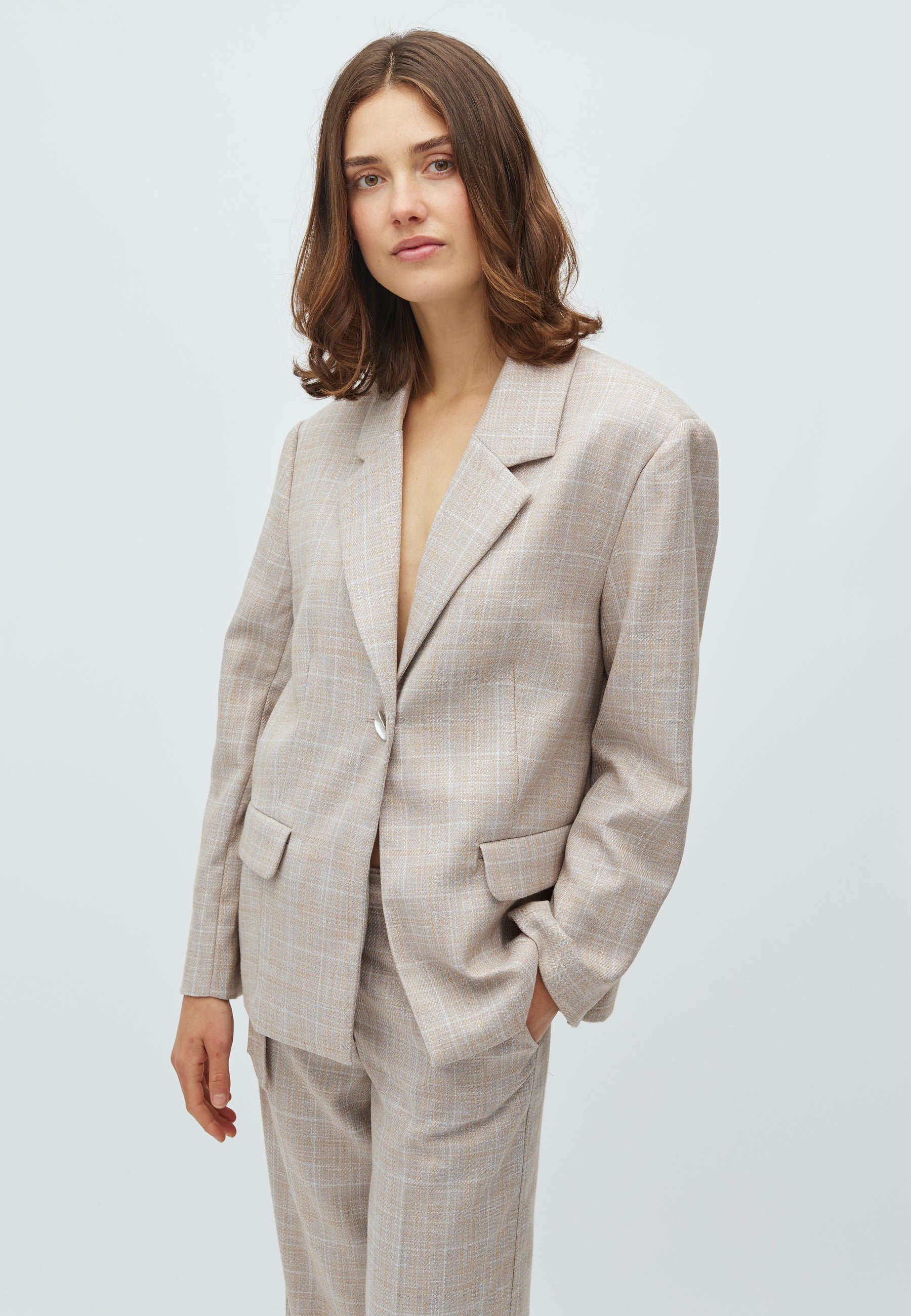 Howla-M Blazer - Beige Check
