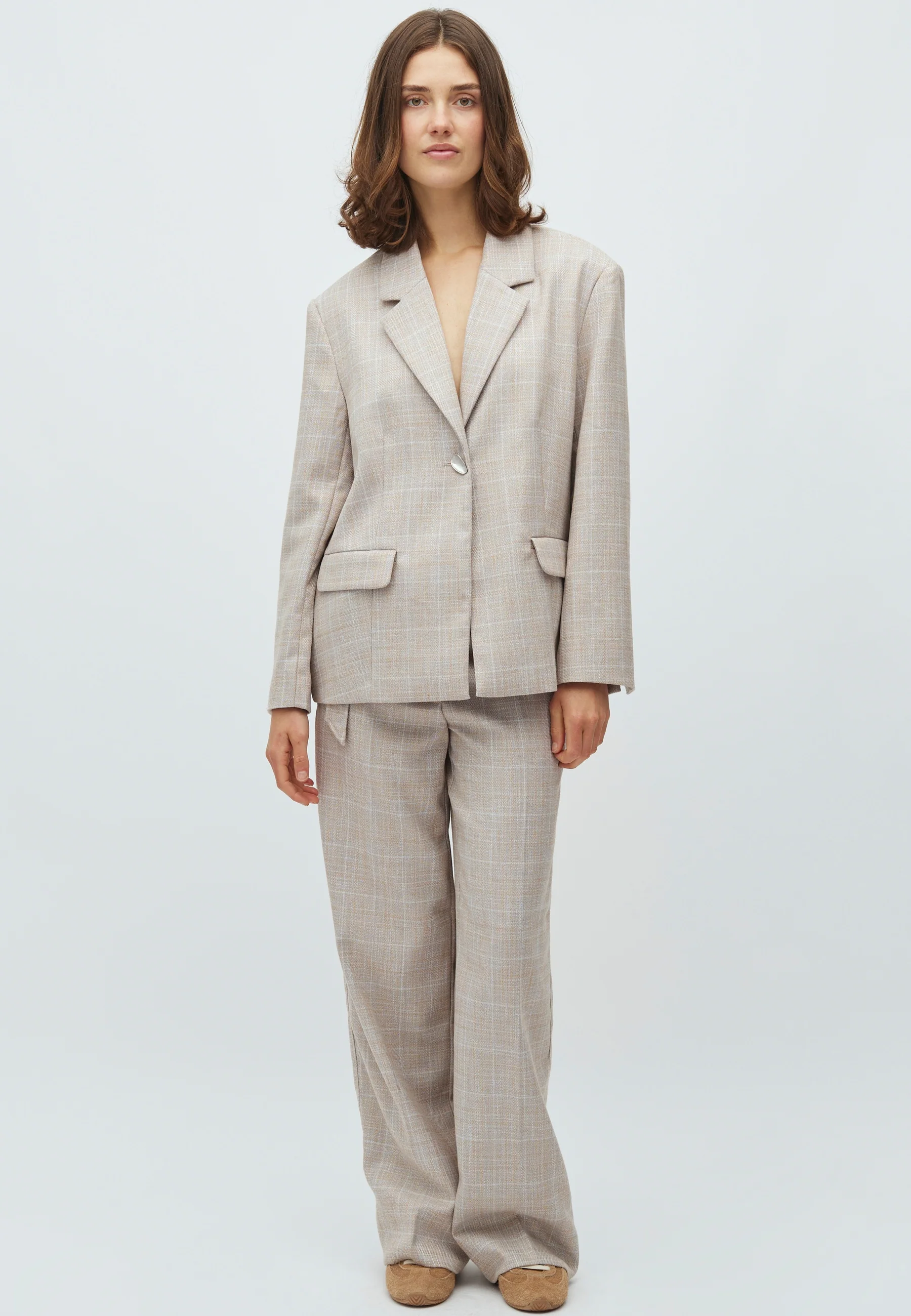 Howla-M Blazer - Beige Check - Image 4