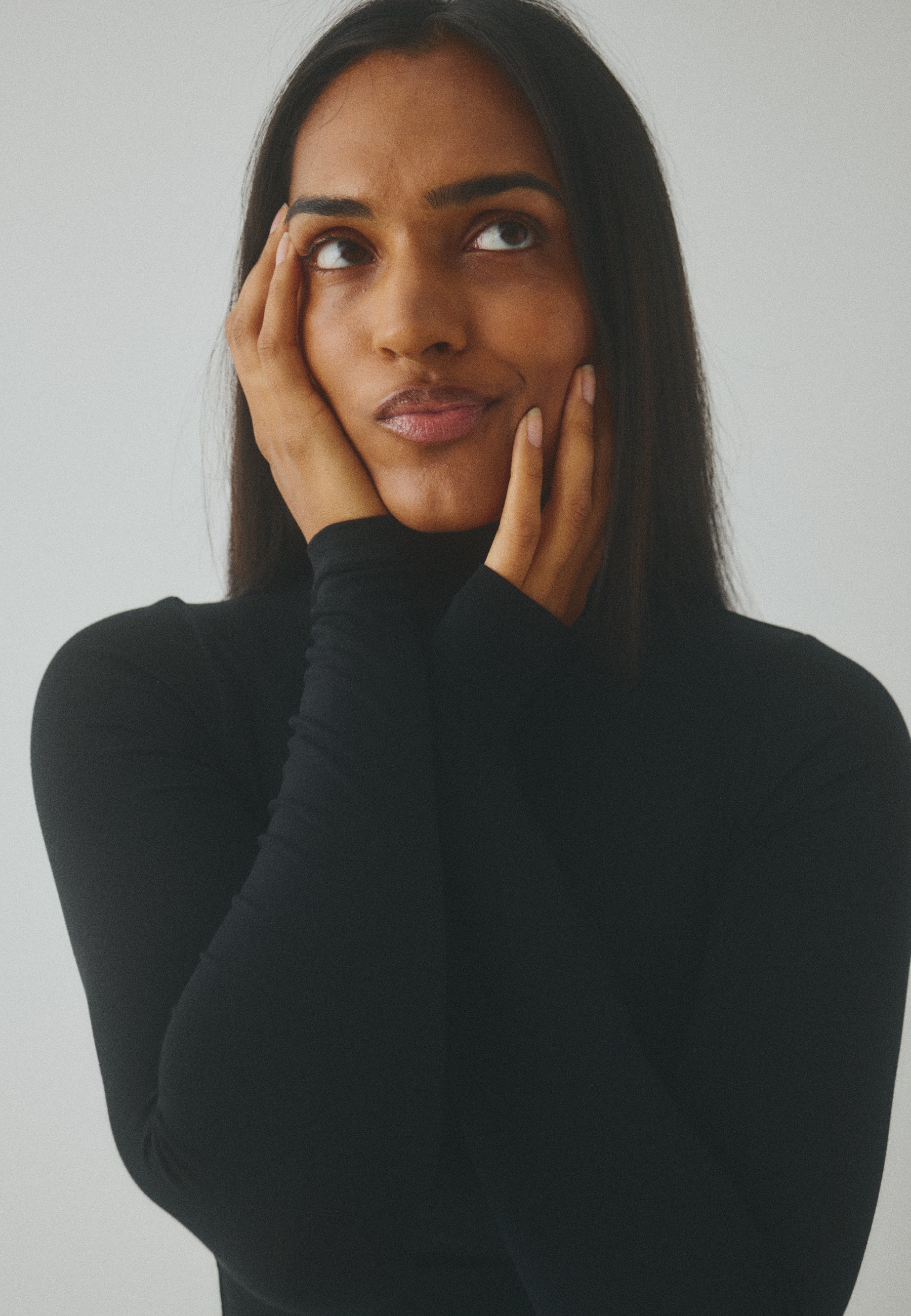 Ina Basic Blouse - Black - Image 5