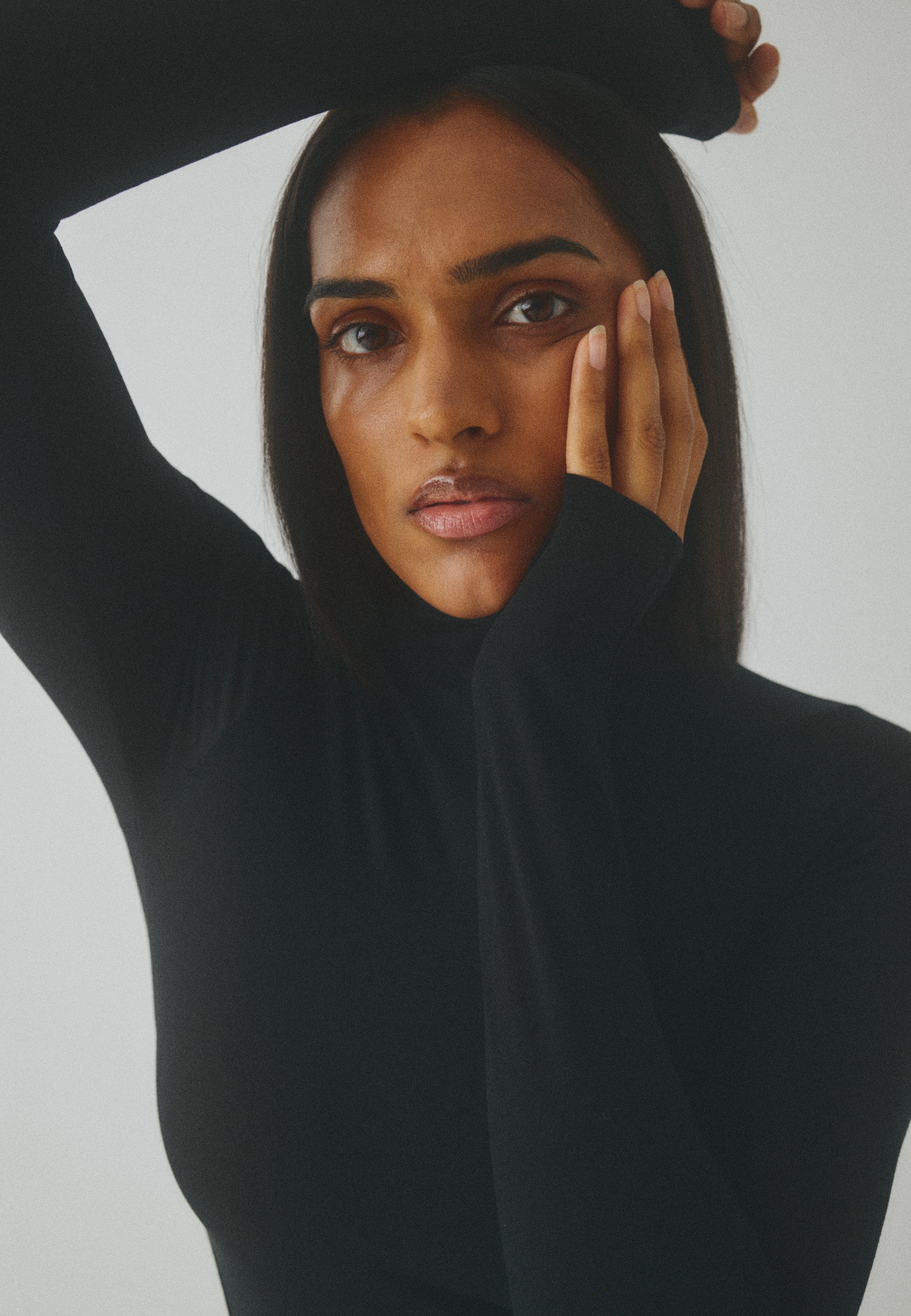 Ina Basic Blouse - Black - Image 7