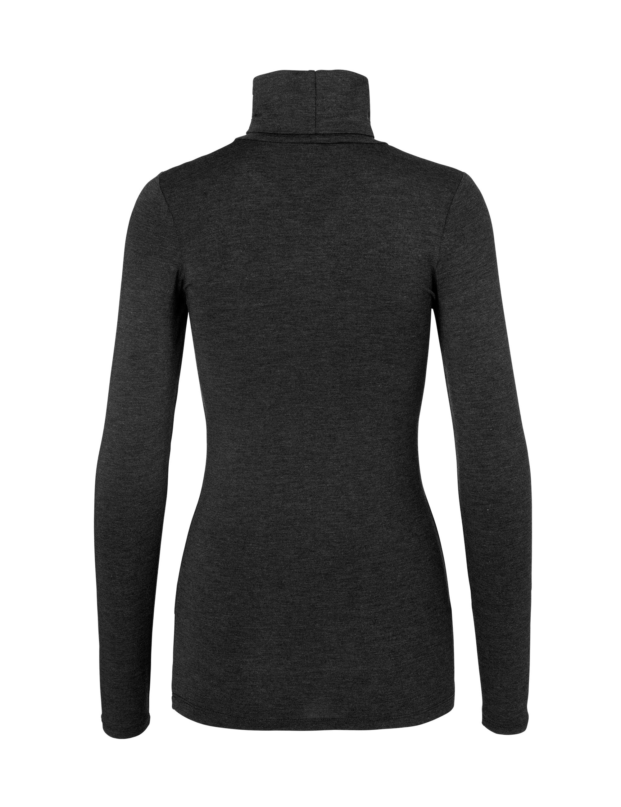 Ina Basic Blouse - Dark Grey Melange - Image 2