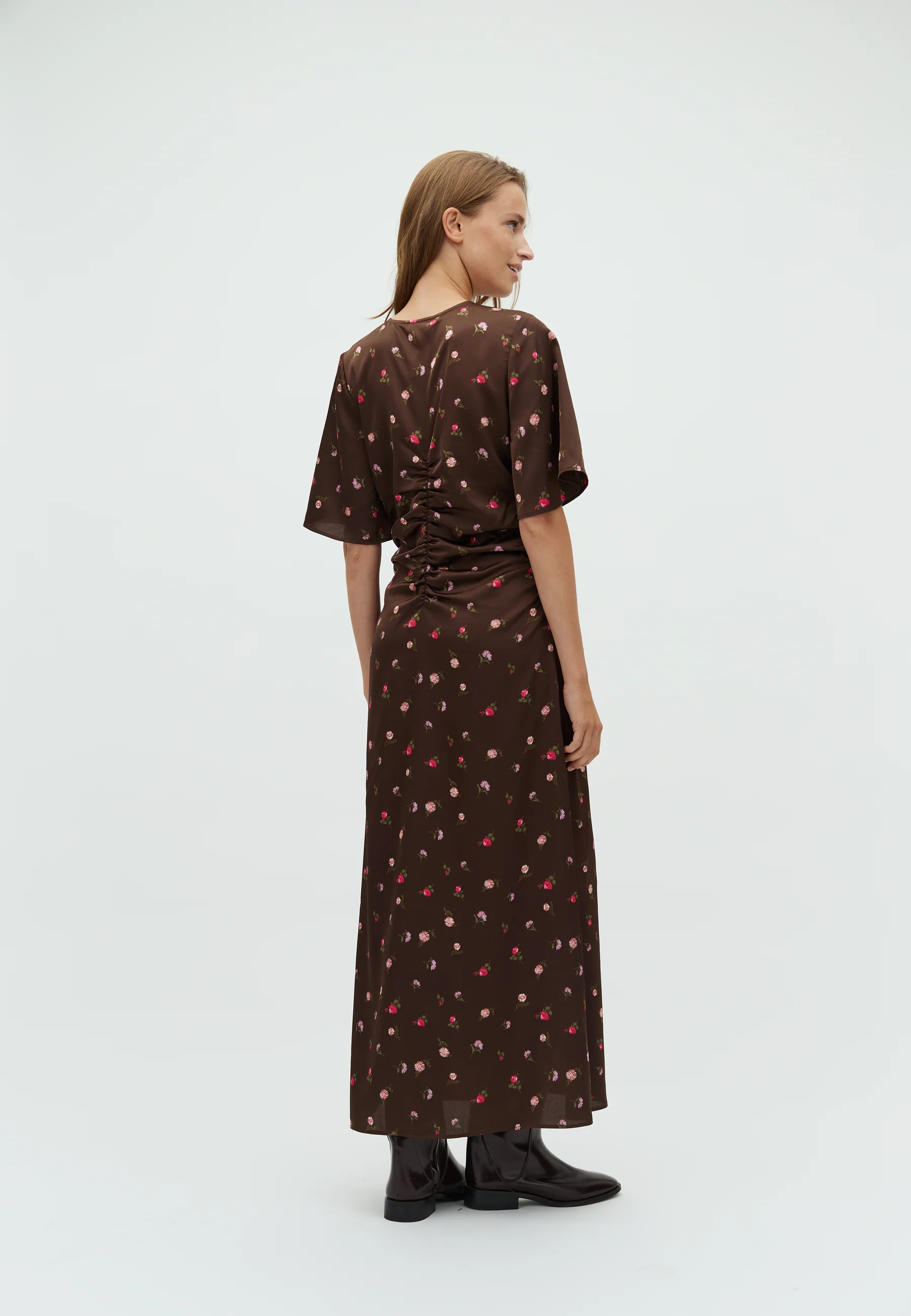 Ineya-M Dress - Dark Evaline Print - Image 4