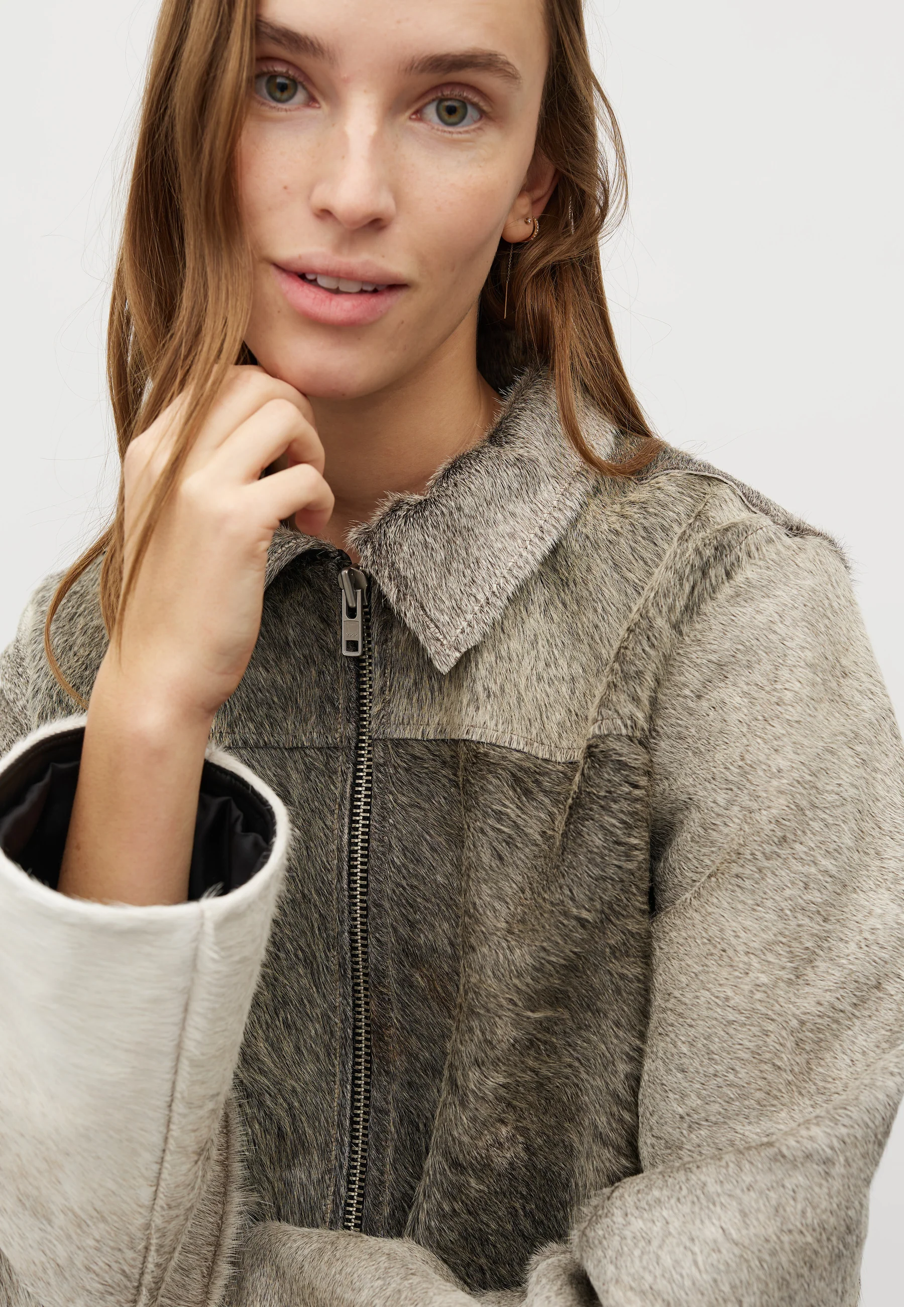 Isata-M Jacket - Grey Cow - Image 2