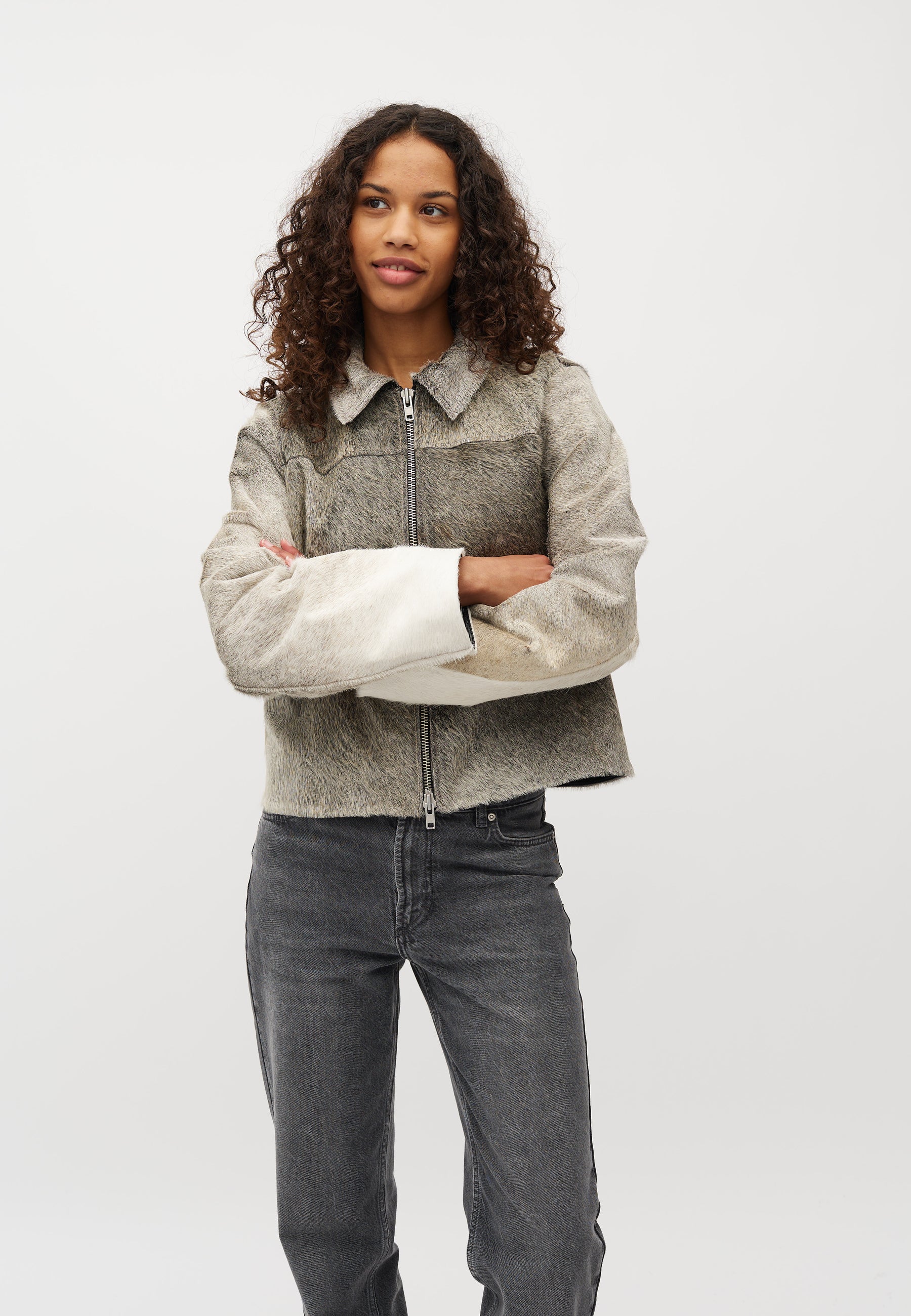 Isata-M Jacket - Grey Cow - Image 6
