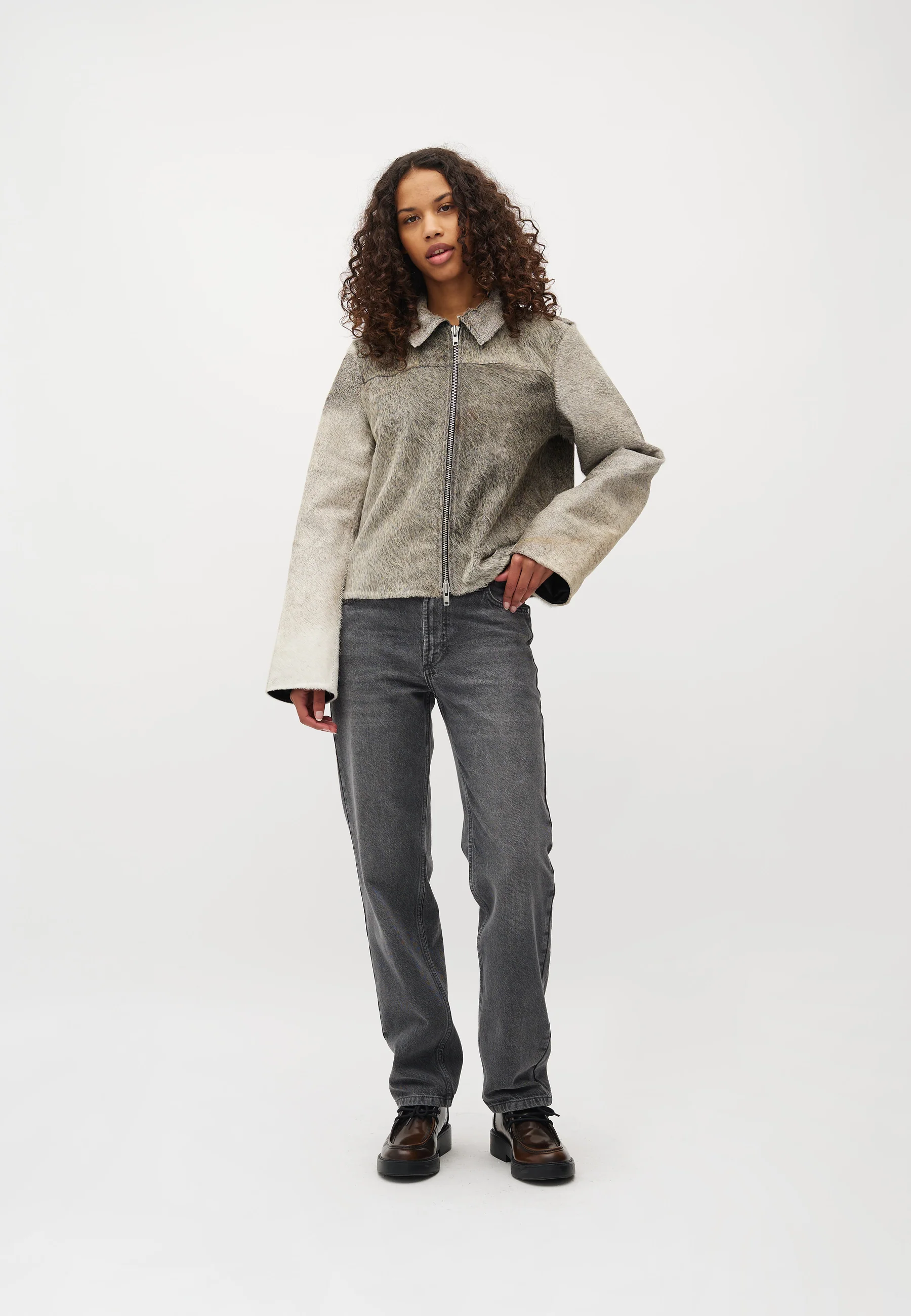 Isata-M Jacket - Grey Cow - Image 9