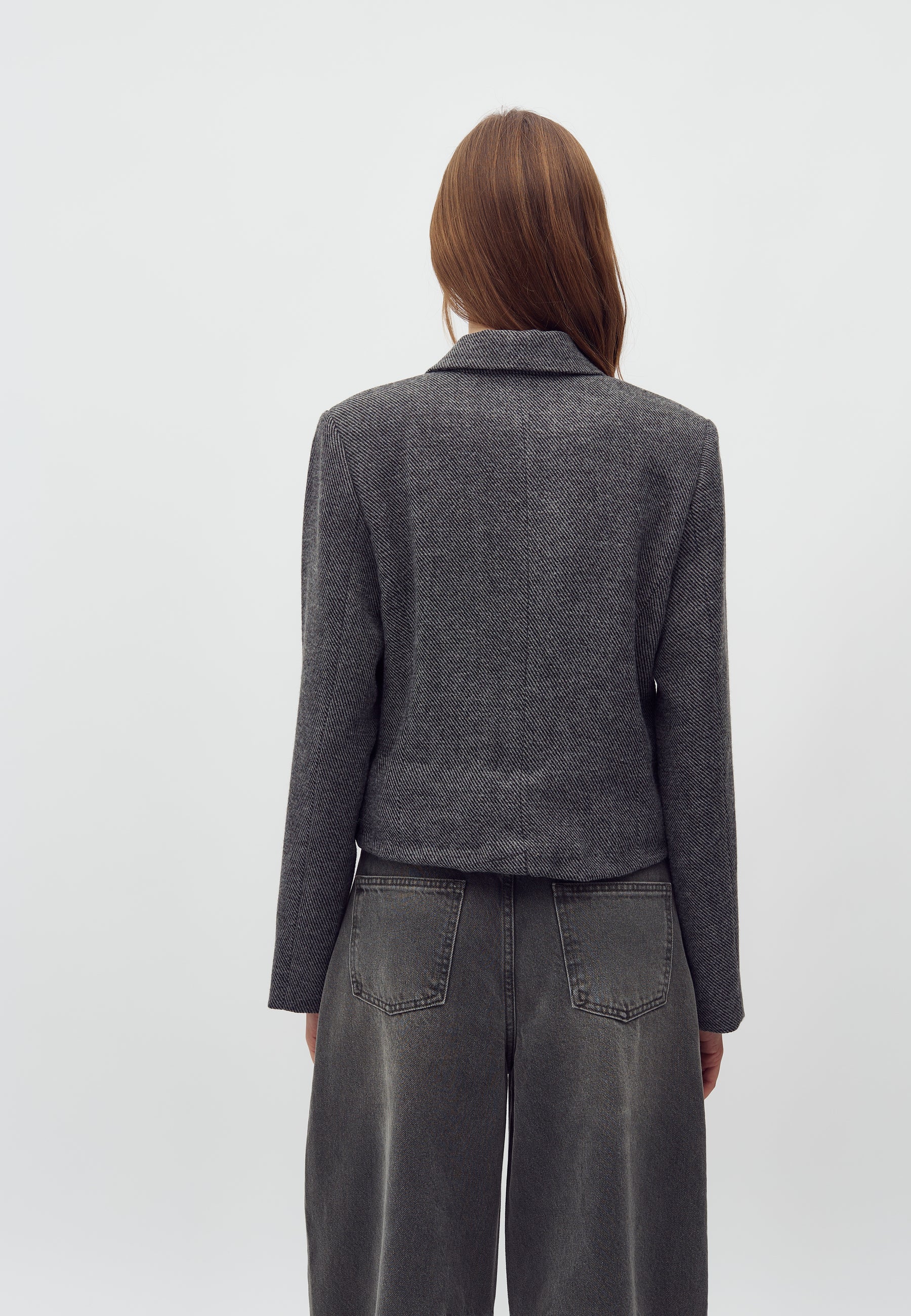 Iva-M Blazer - Black Twill - Image 3