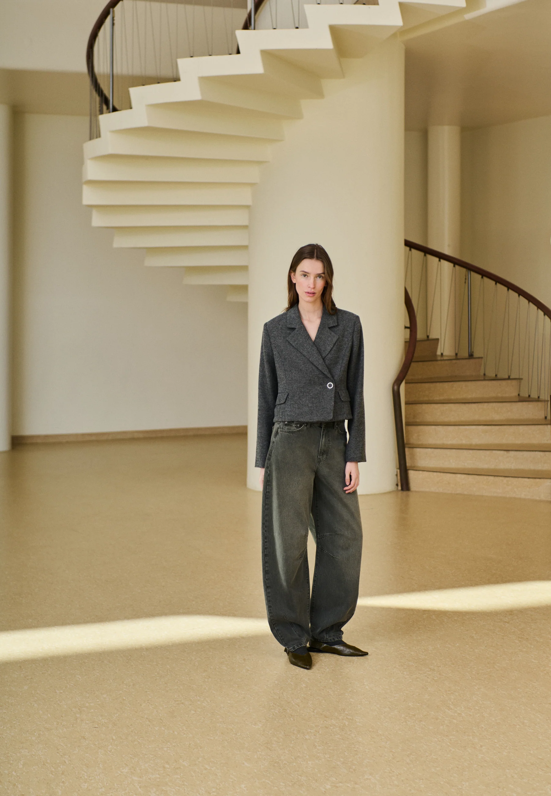 Iva-M Blazer - Black Twill - Image 9