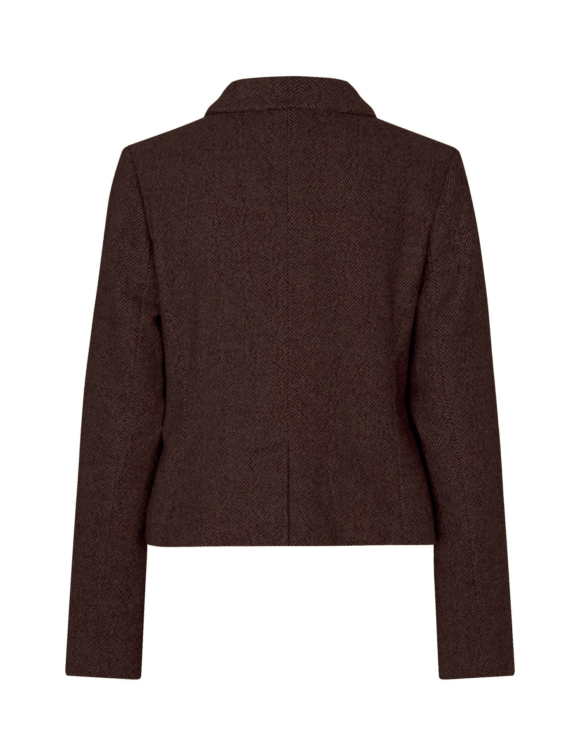 Iva-M Blazer - Brown Black Twill - Image 2