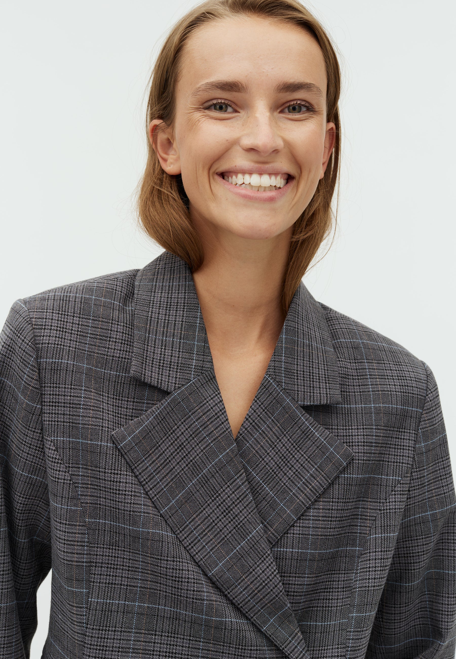 Iva-M Blazer - Grey Check - Image 2