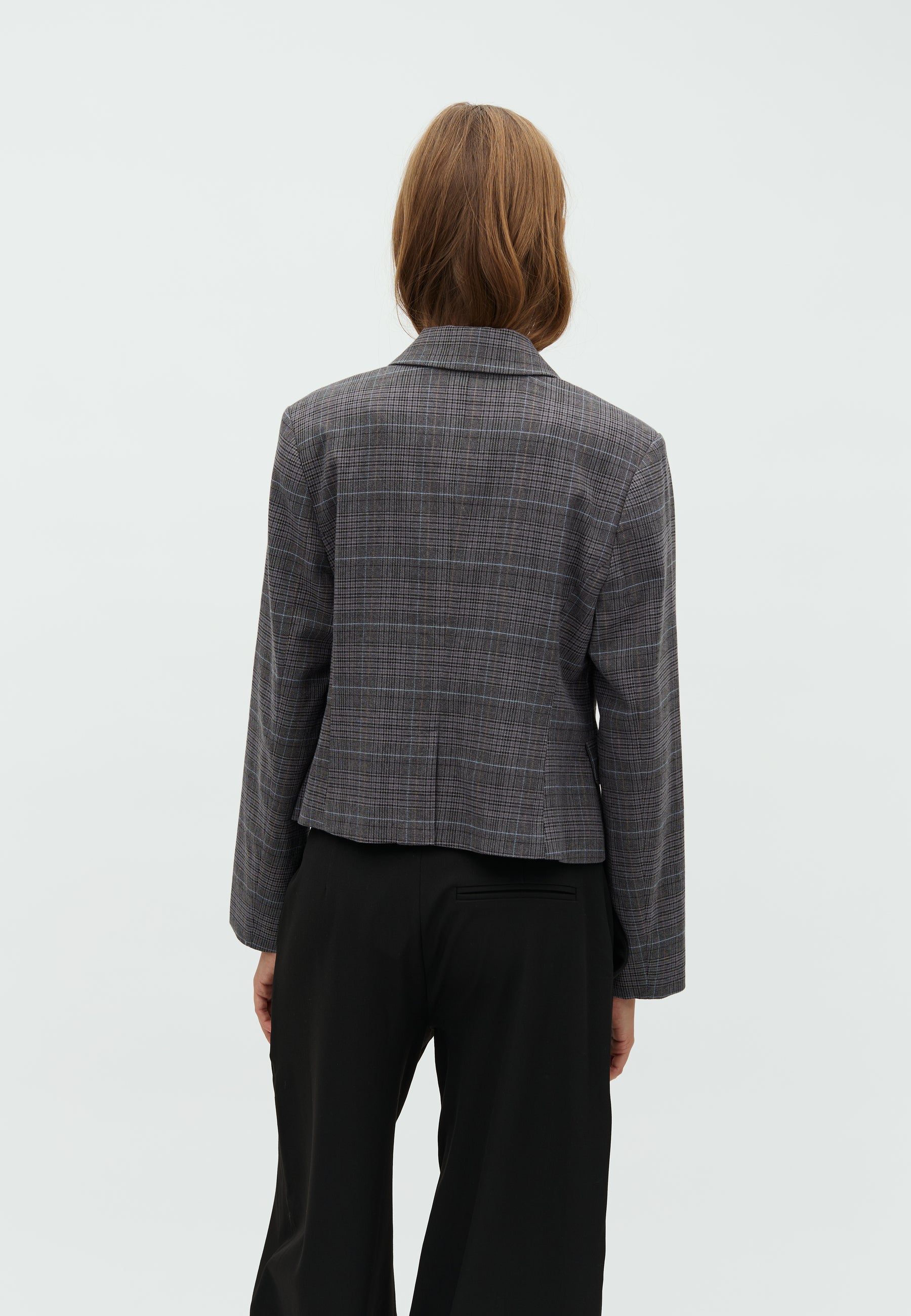 Iva-M Blazer - Grey Check - Image 3