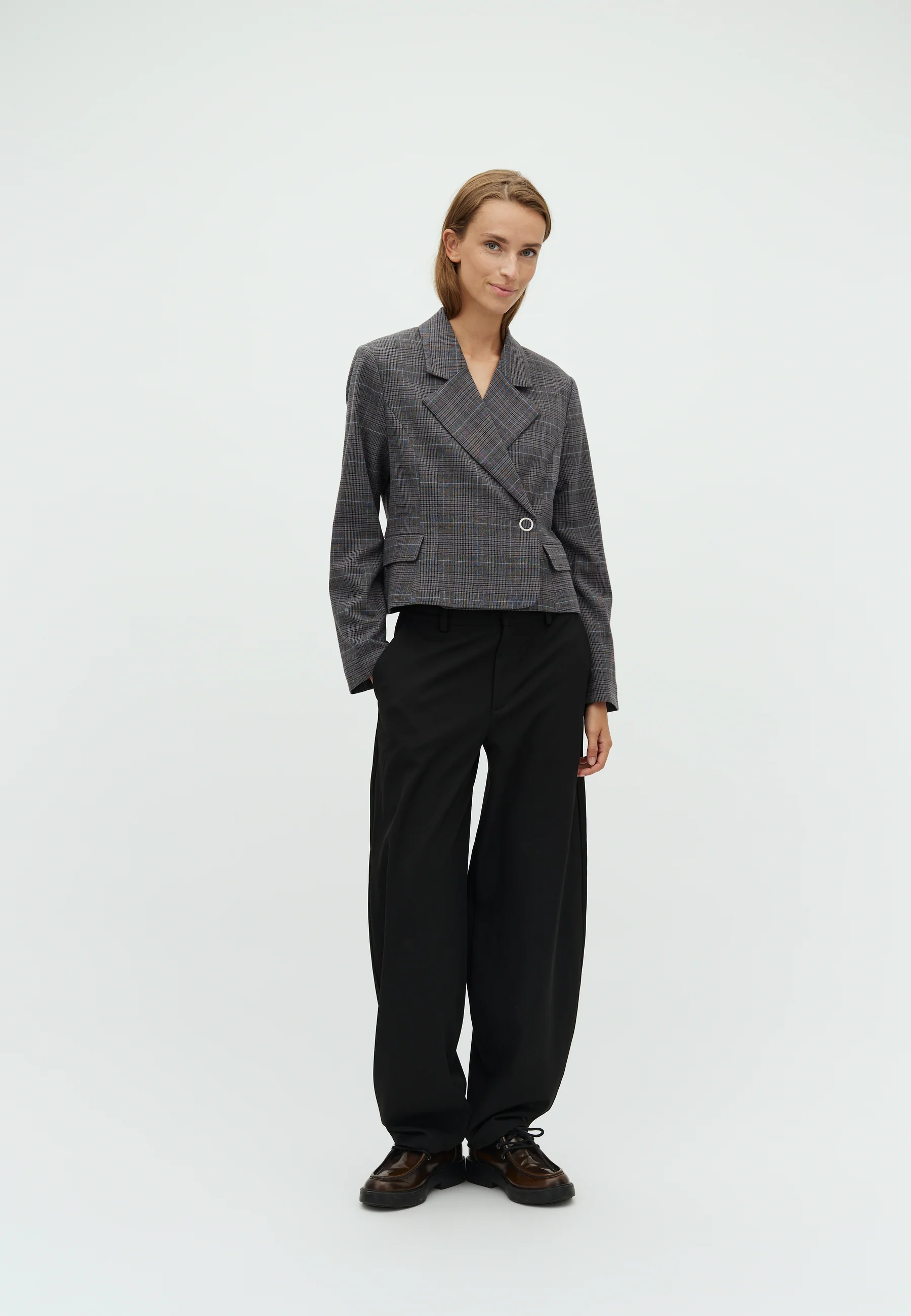 Iva-M Blazer - Grey Check - Image 4