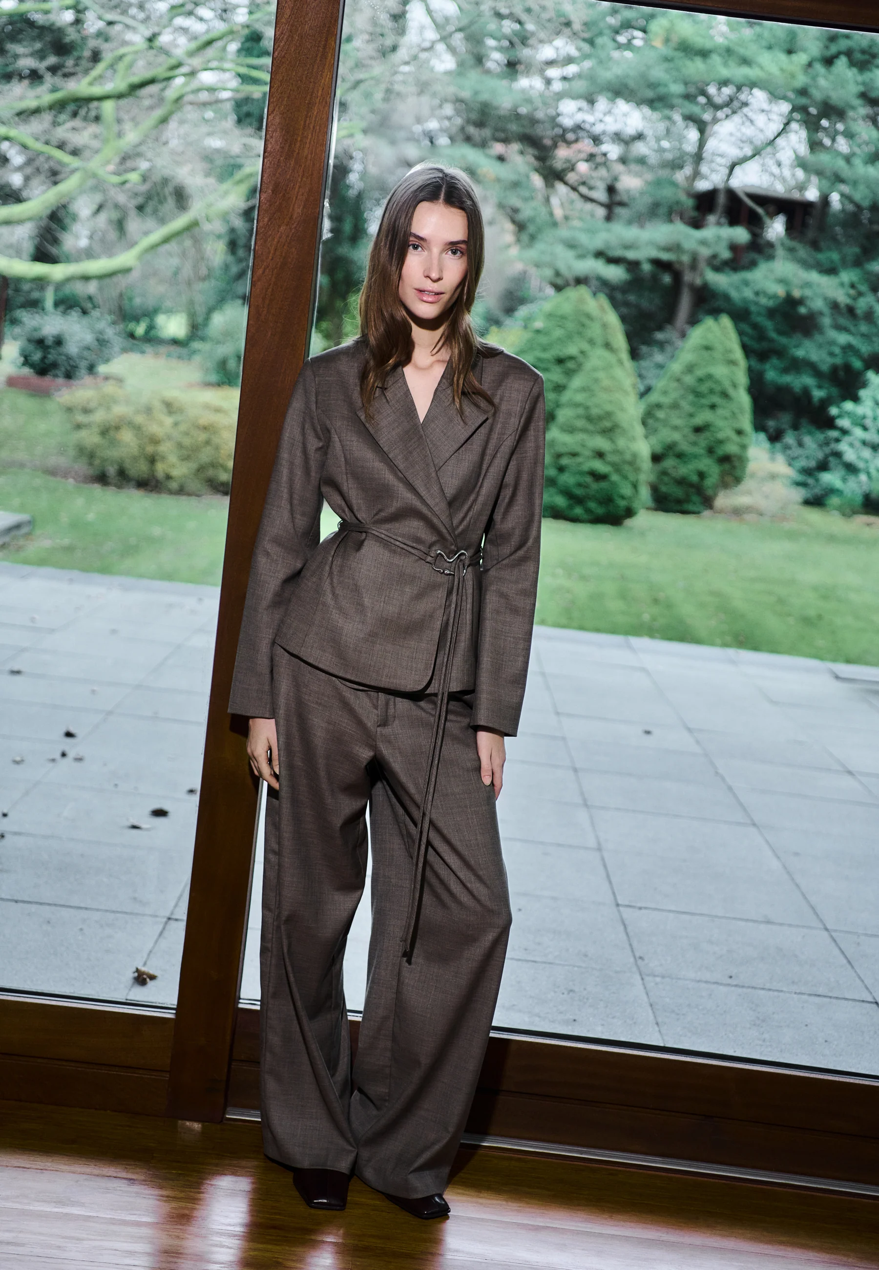 Ivia-M Blazer - Chicory Coffee Melange - Image 8
