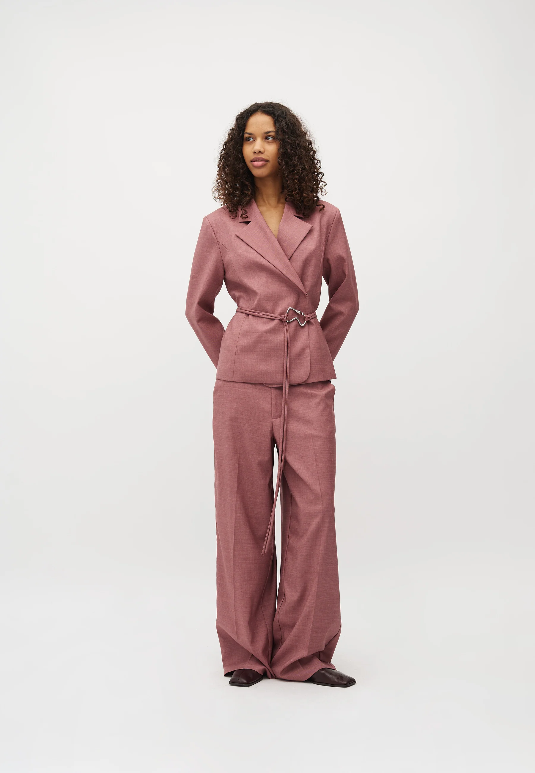 Ivia-M Blazer - Rose Brown Melange - Image 2