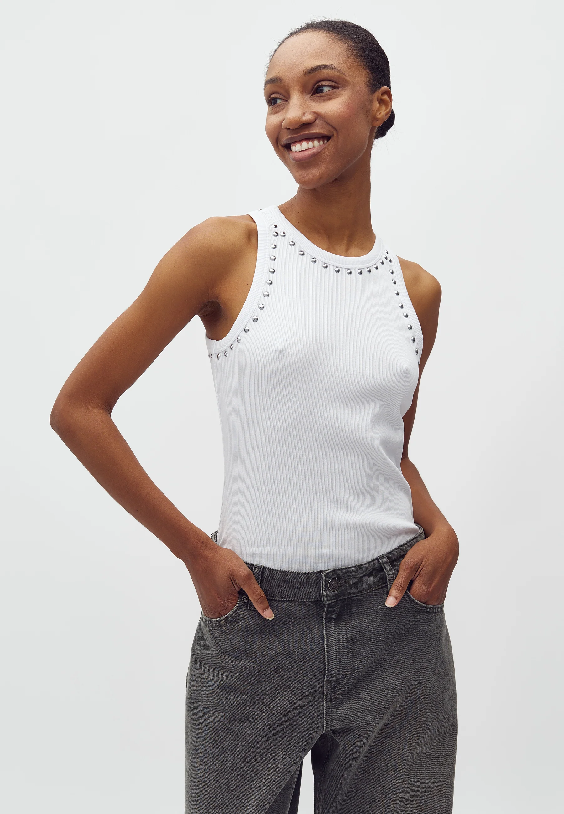 Jaxson-M Top - White