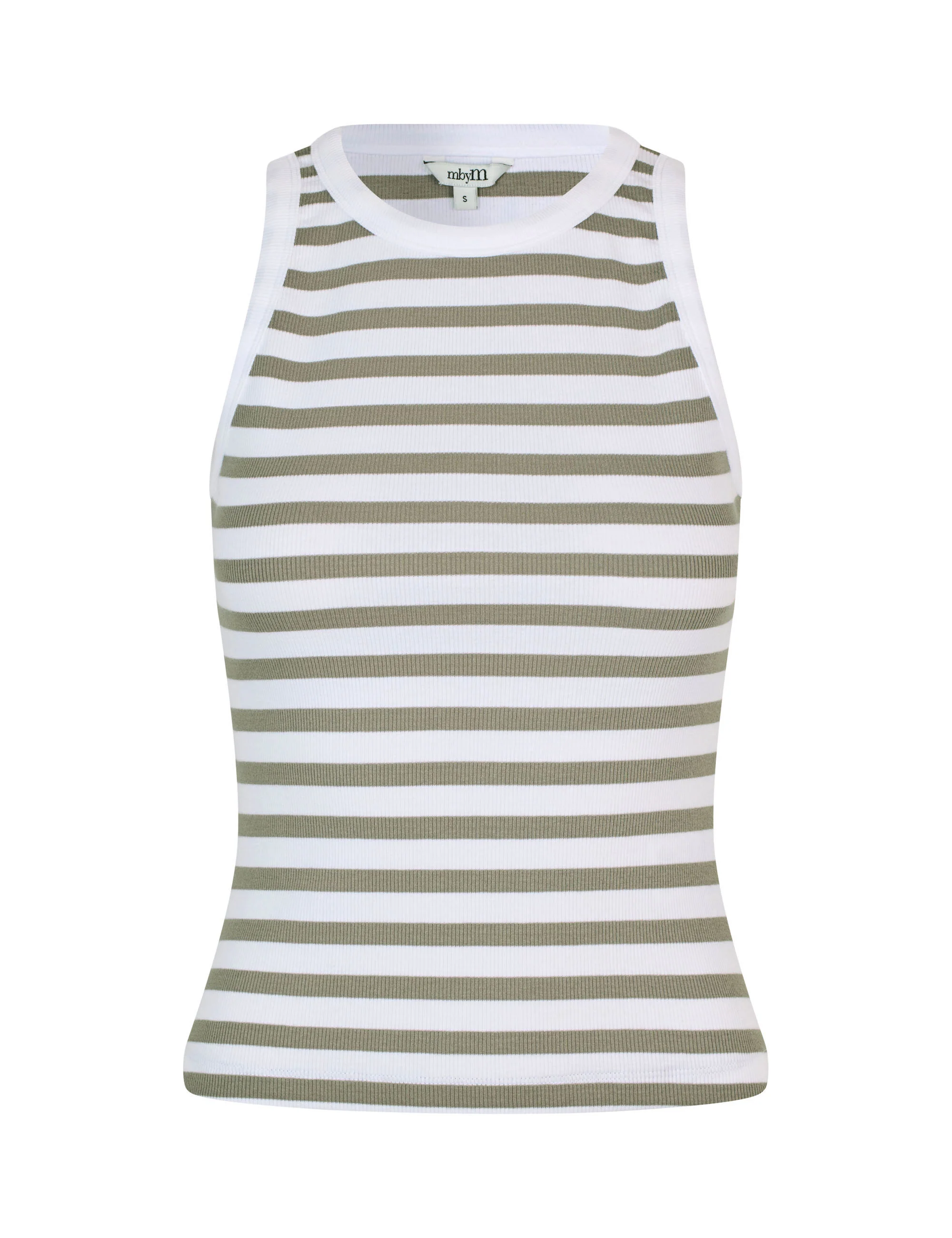 Jaxson-M Top - White Twig Stripe