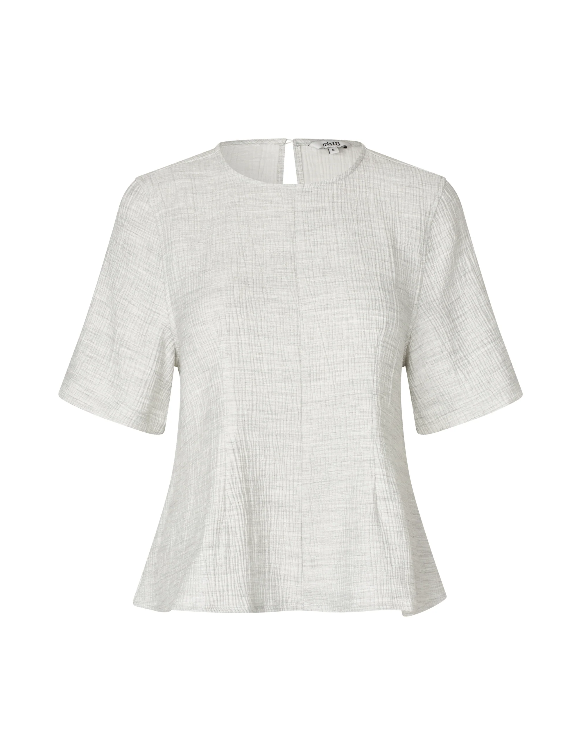 Kaely-M Blouse - Grey Snow Melange