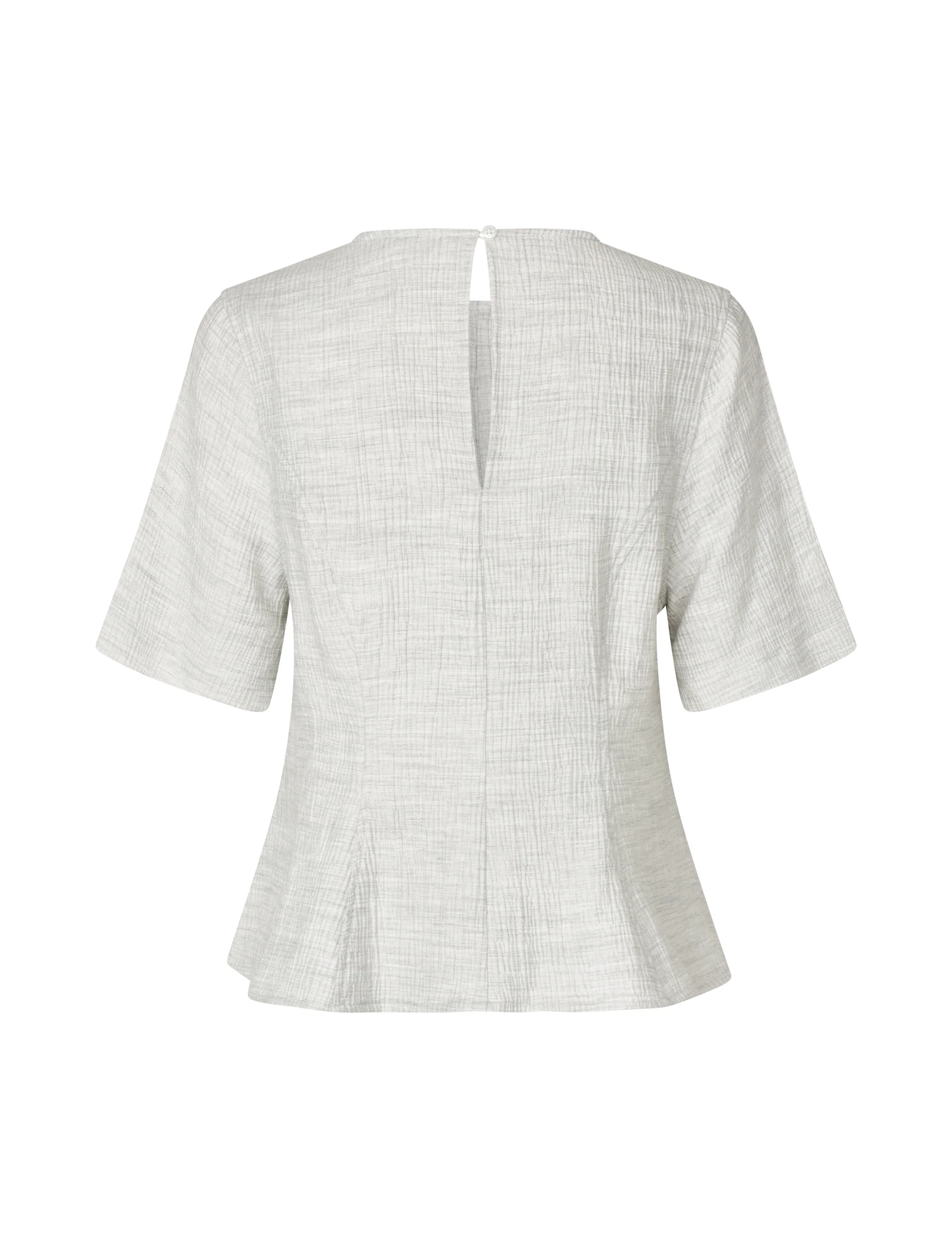 Kaely-M Blouse - Grey Snow Melange - Image 2