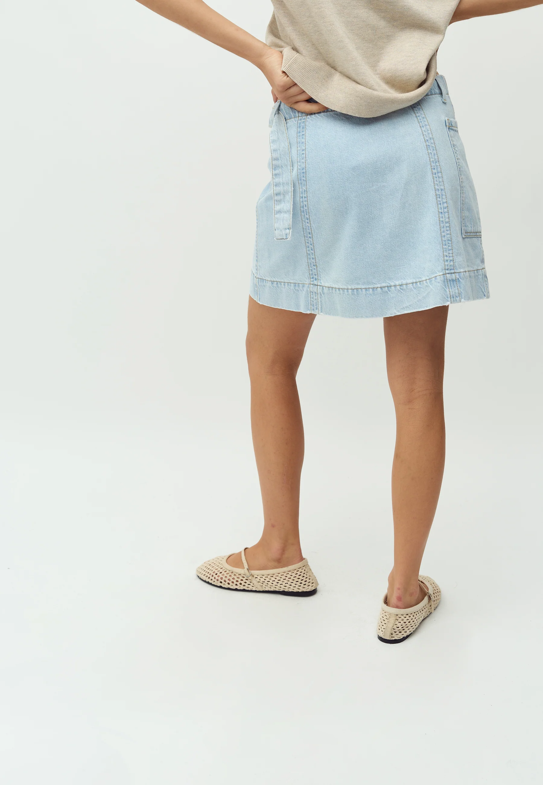 Kalinca-M Skirt - Lighter Blue Wash - Image 3