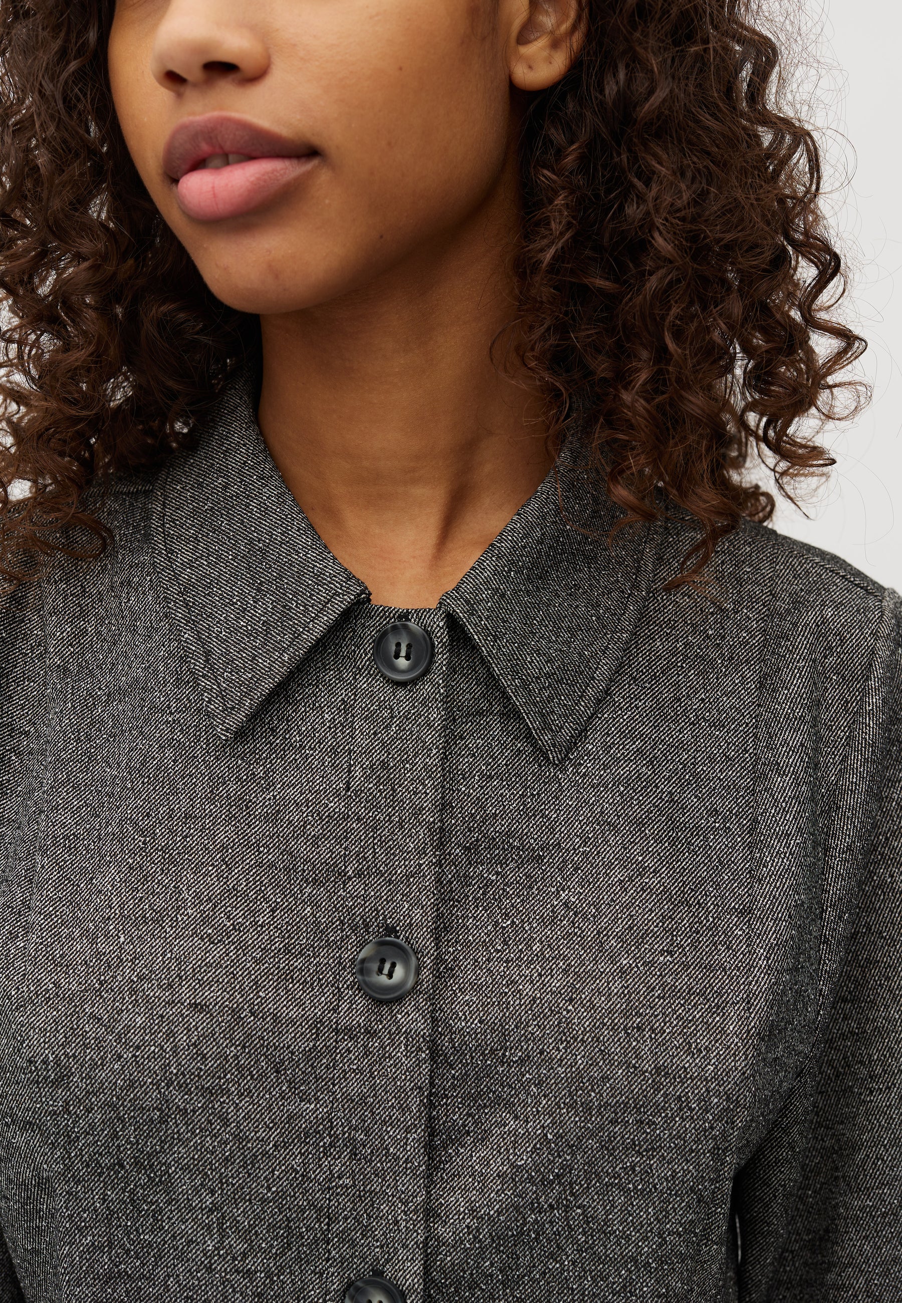 Kalira-M Dress - Charcoal Melange - Image 3