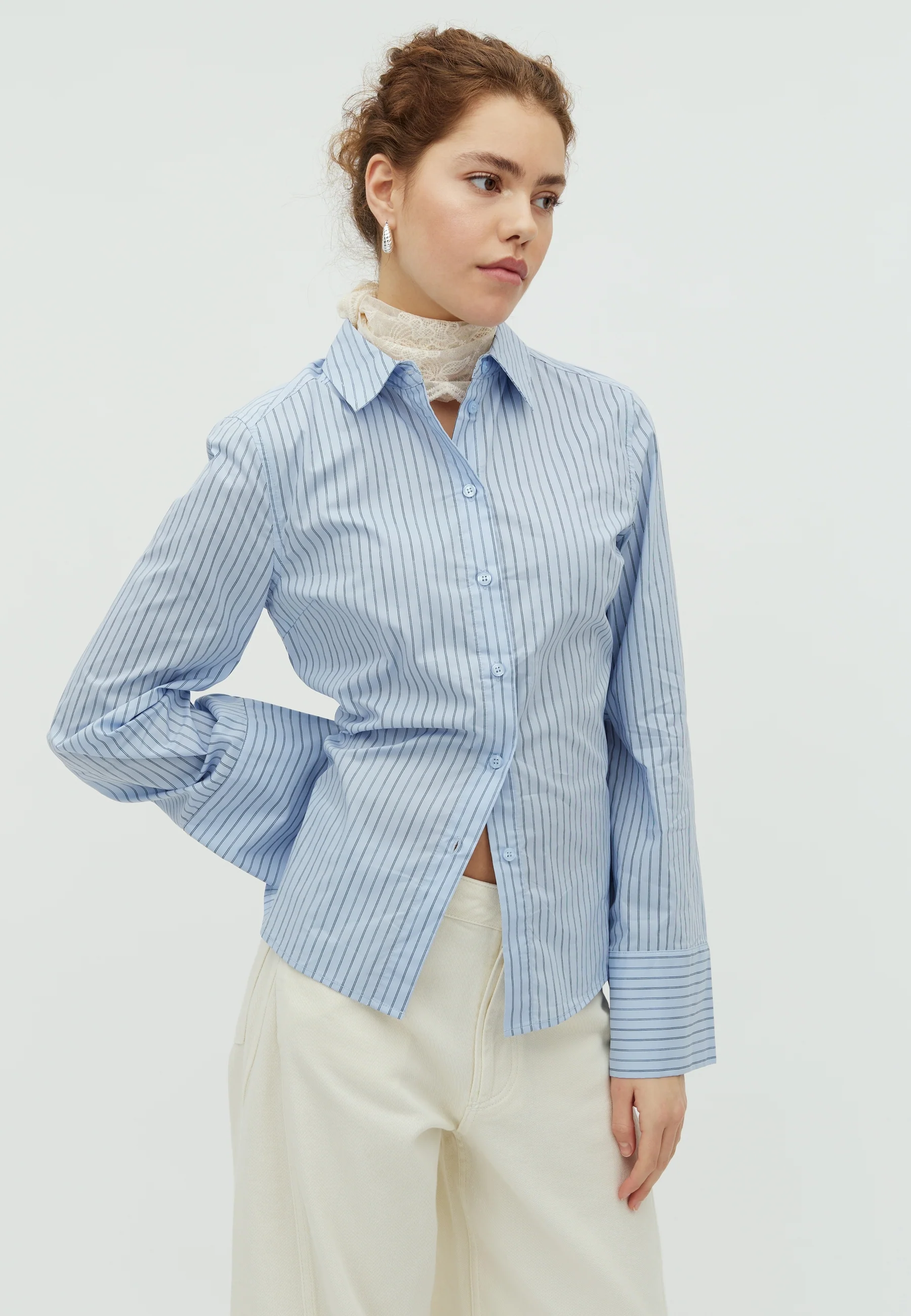 Kaloni-M Shirt - Blue Navy Stripe